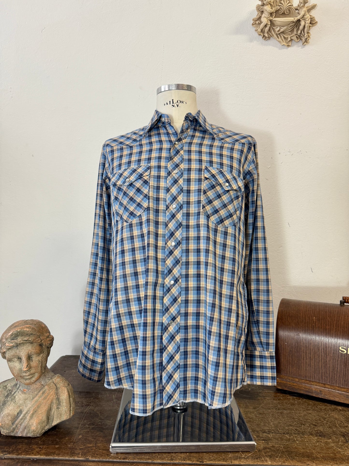 Vintage 80’s Western Wrangler Shirt “L/XL”