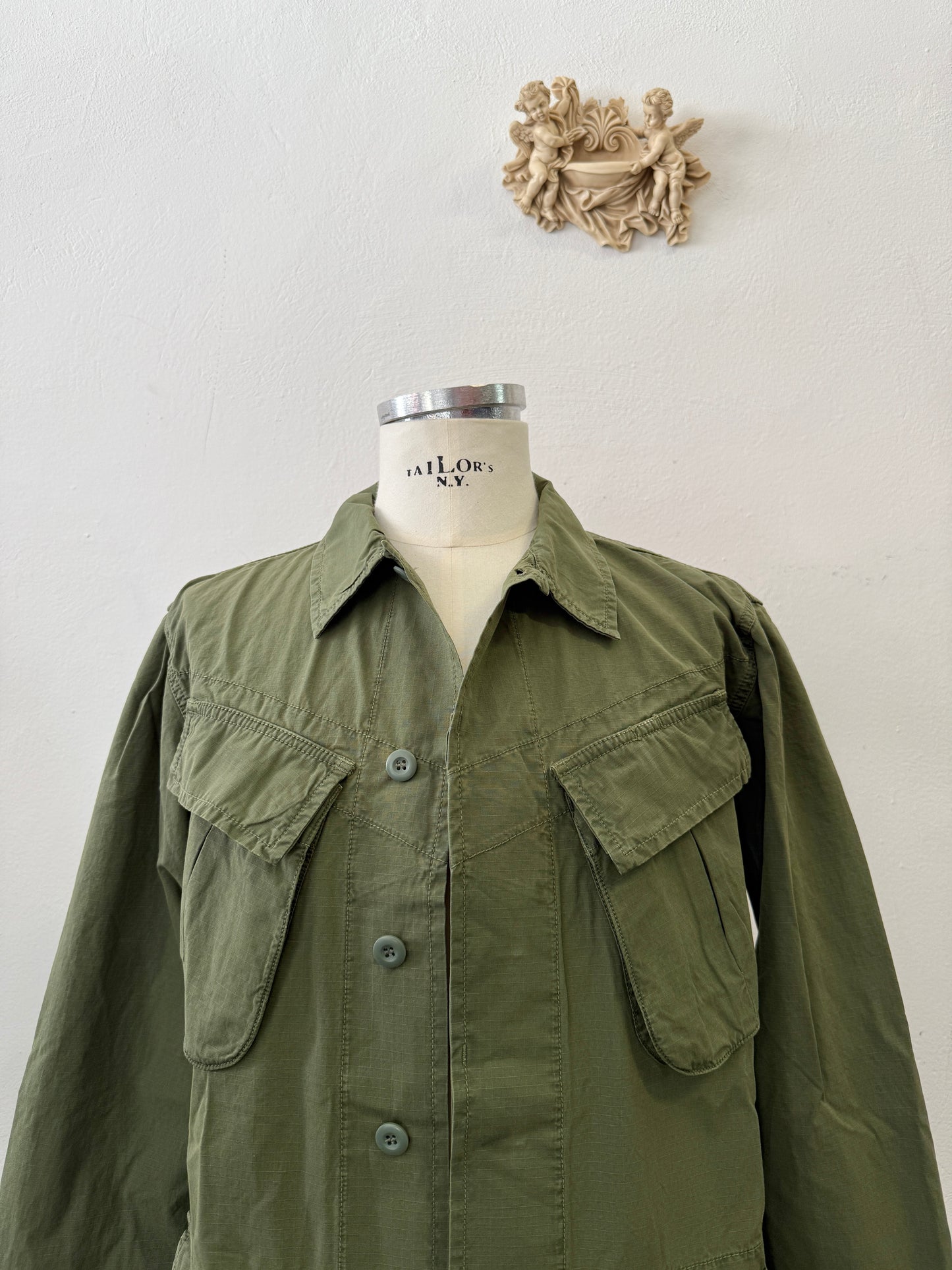 Jungle Jacket Military Green Intrepid Us Army Ripstop - Chesapeake’s