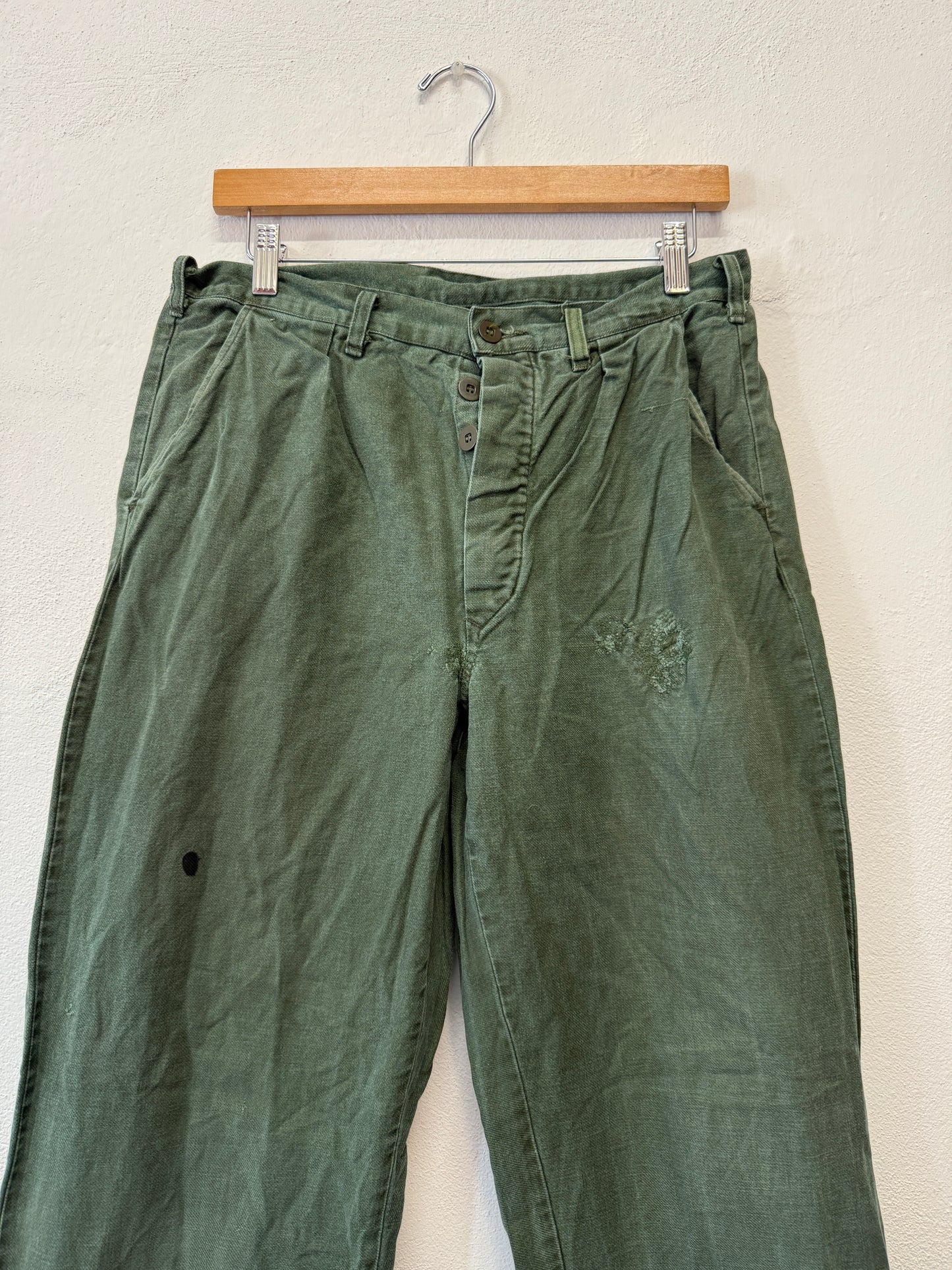 Vintage Swedish Army Fatigue Pants “W31”