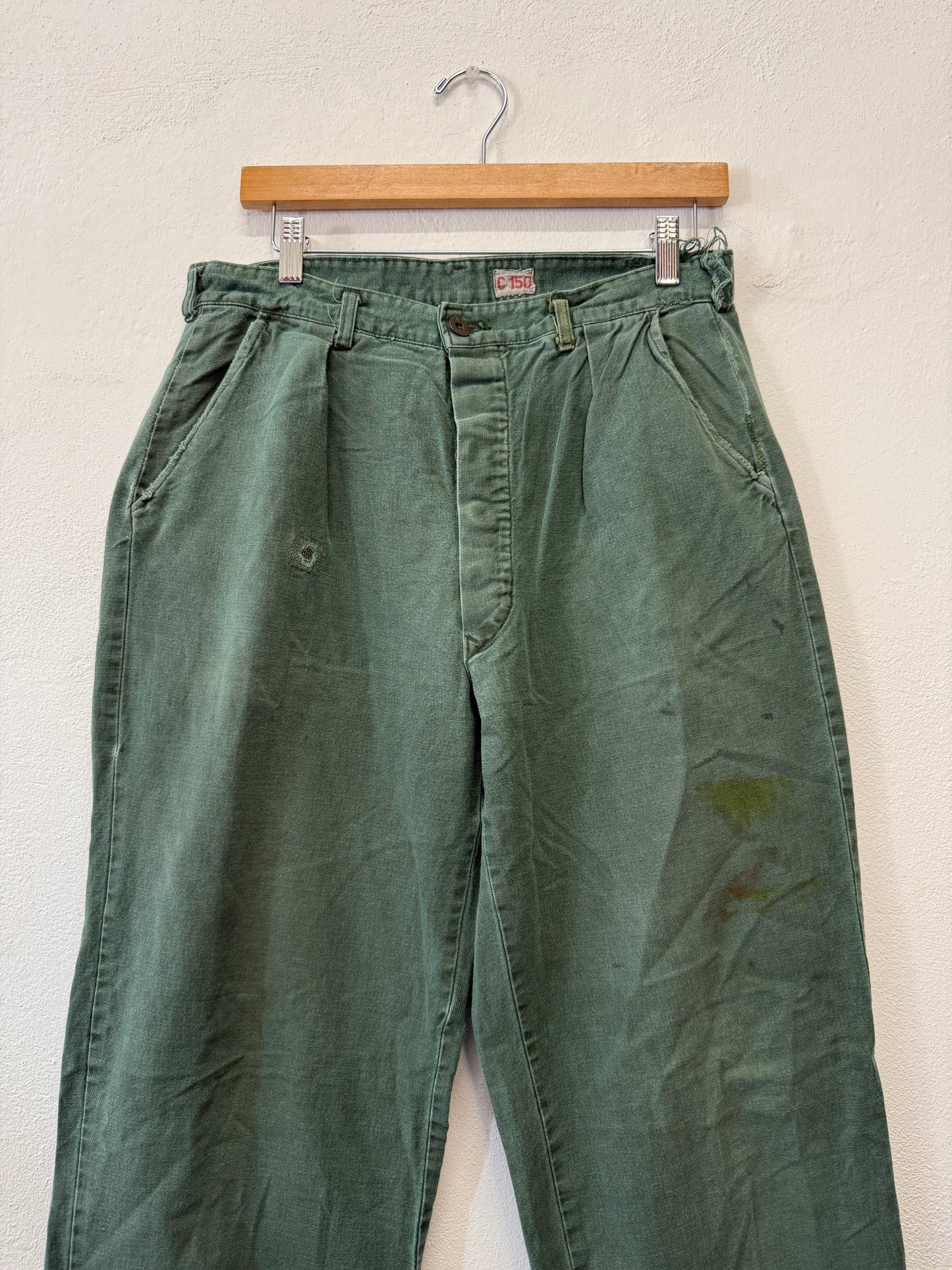 Vintage Swedish Army Fatigue Pants “W31”