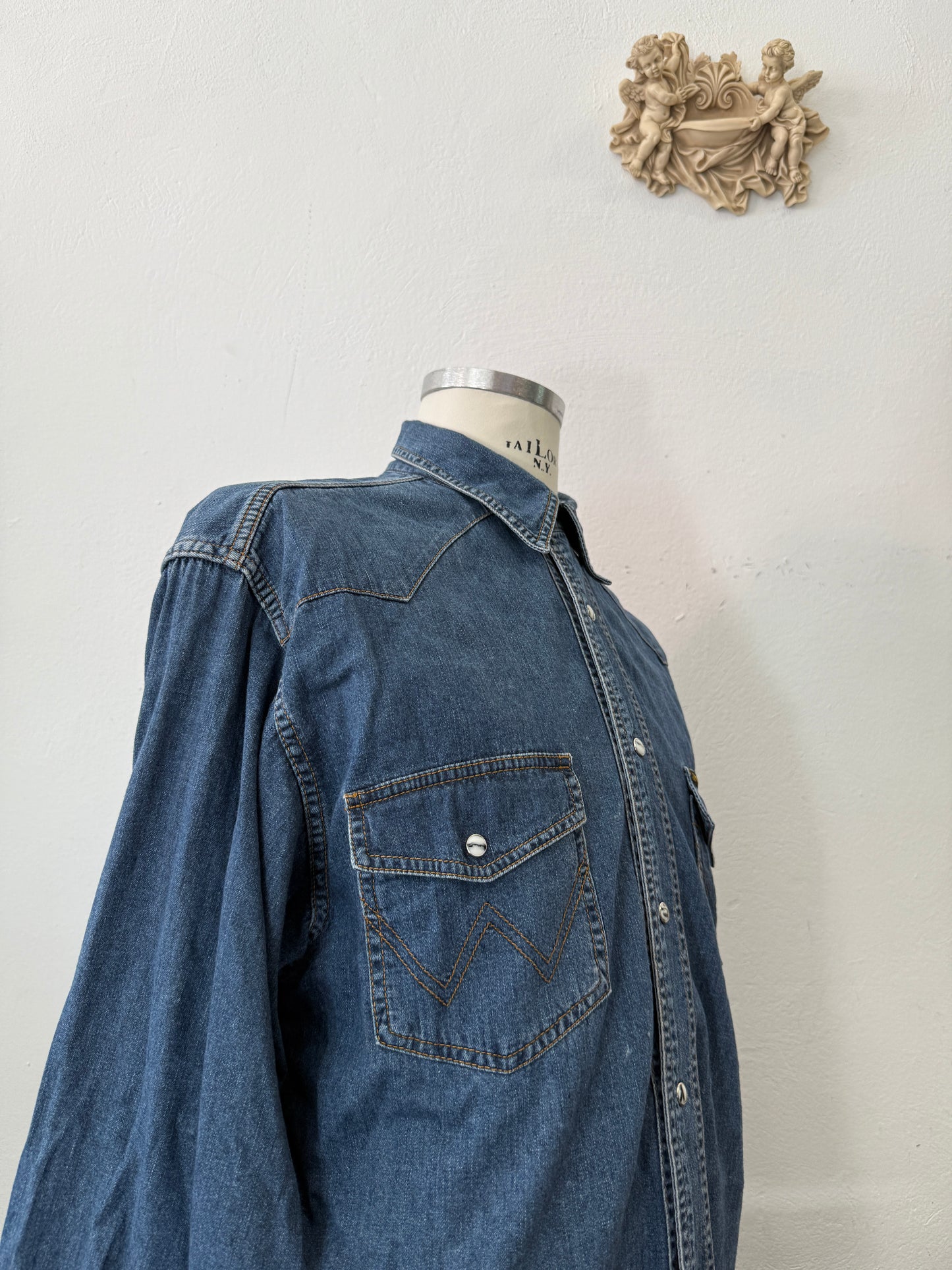 Vintage Wrangler Denim Shirt “L/XL”