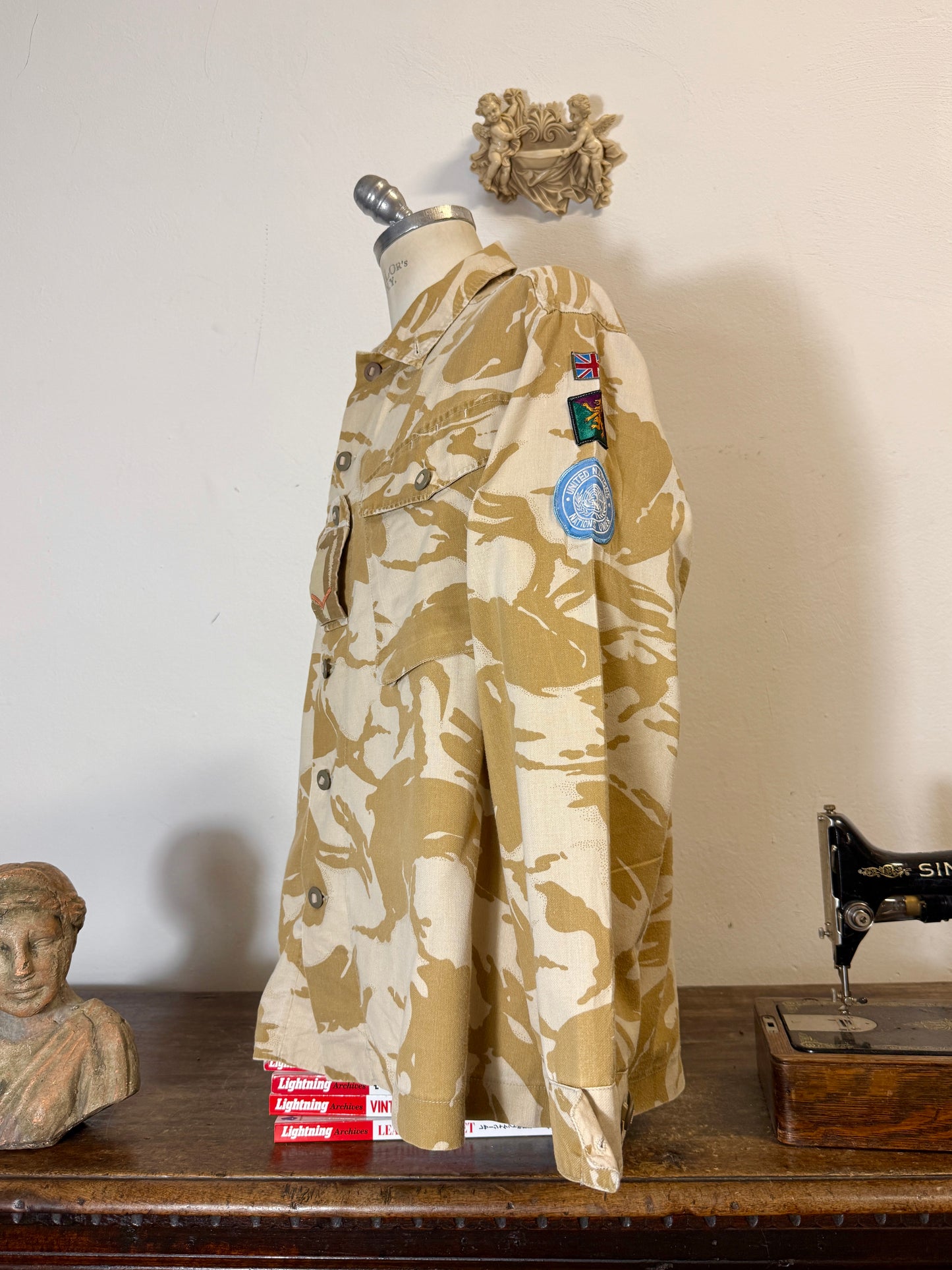 Vintage British Army Camo Jacket “XL”