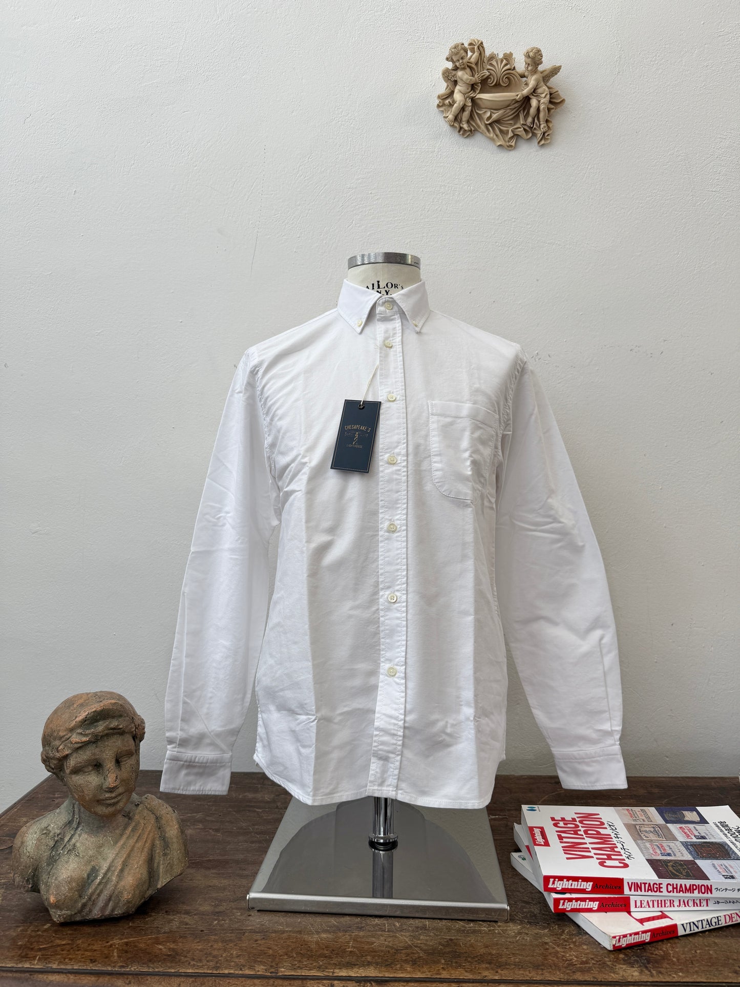B.D. Oxford Shirt Cornell White - Chesapeake’s