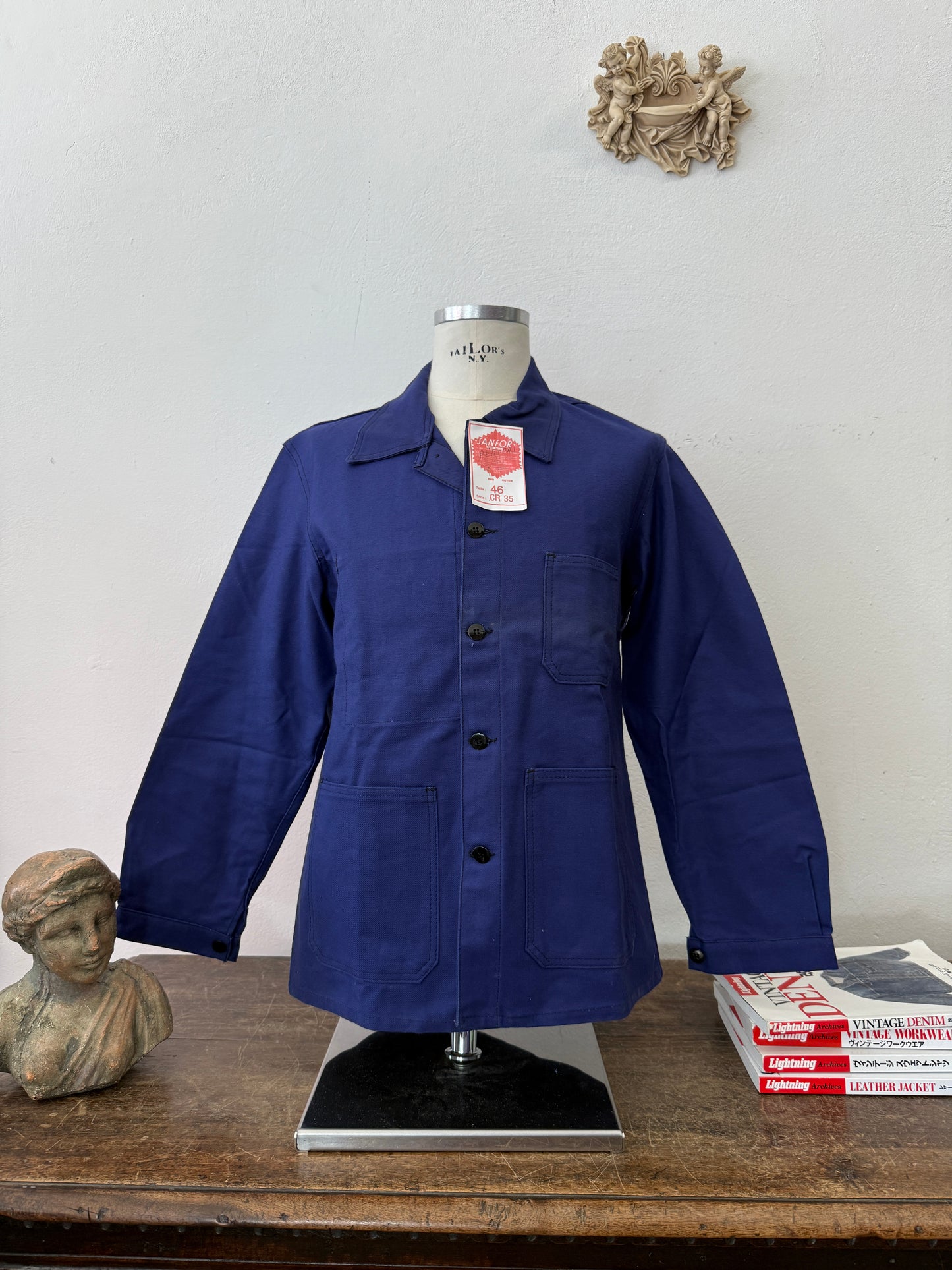 Vintage Sanforized 70’s French Work Jacket “M”
