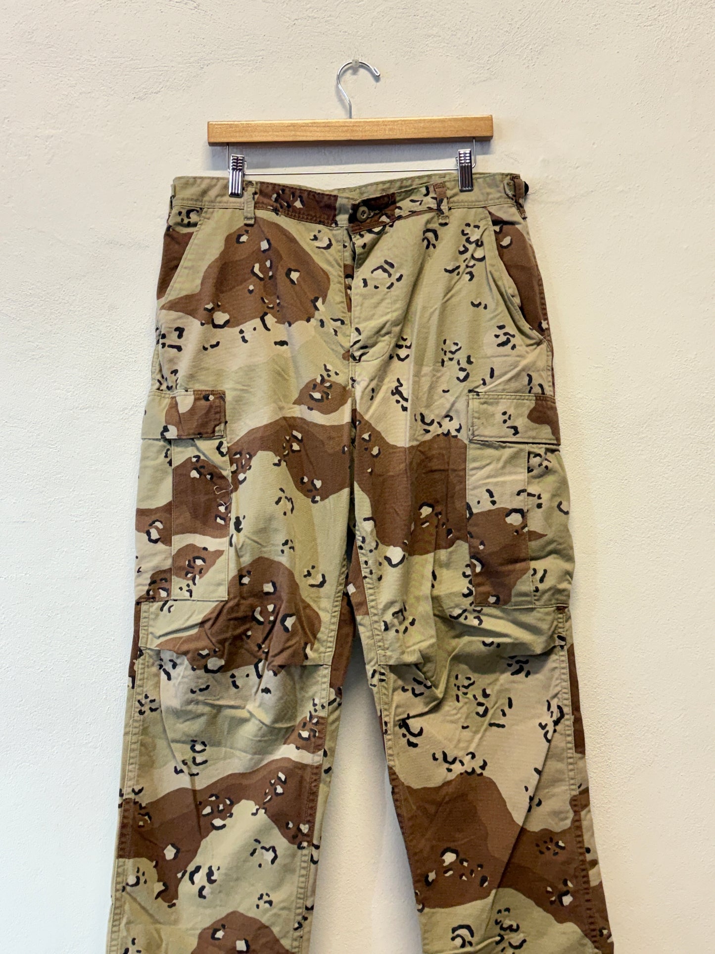 Vintage Desert Chocolate Cargo Pants Us Army “W34”
