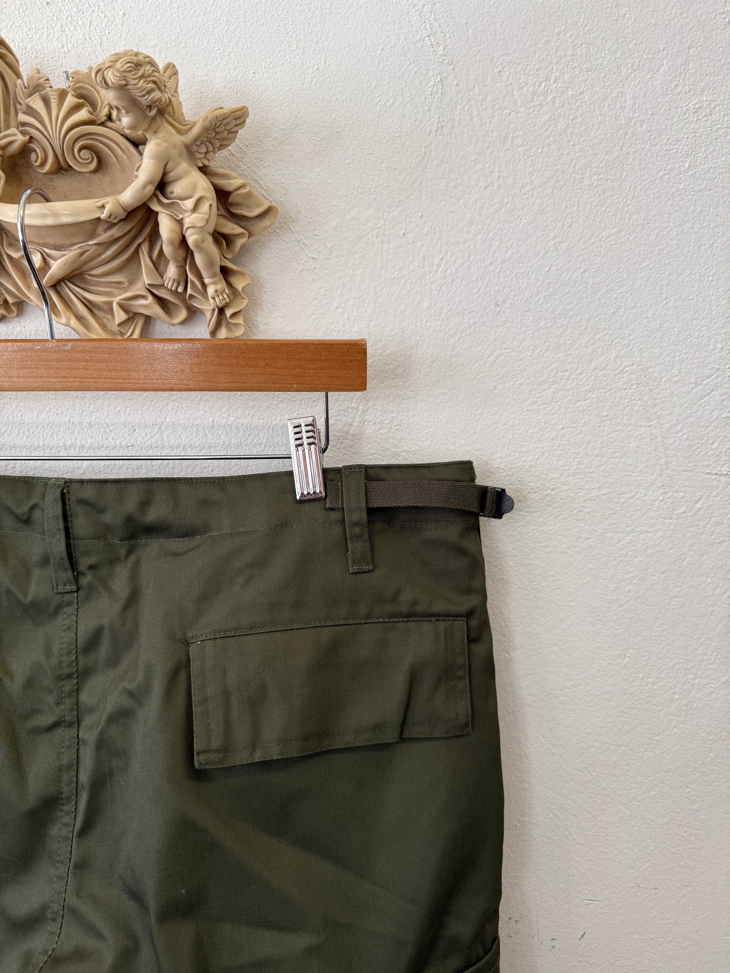 Military Green Cargo Short