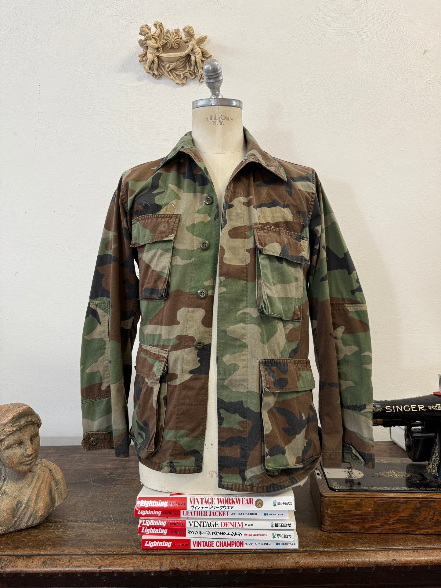 Vintage Woodland Jacket Us Army “M”