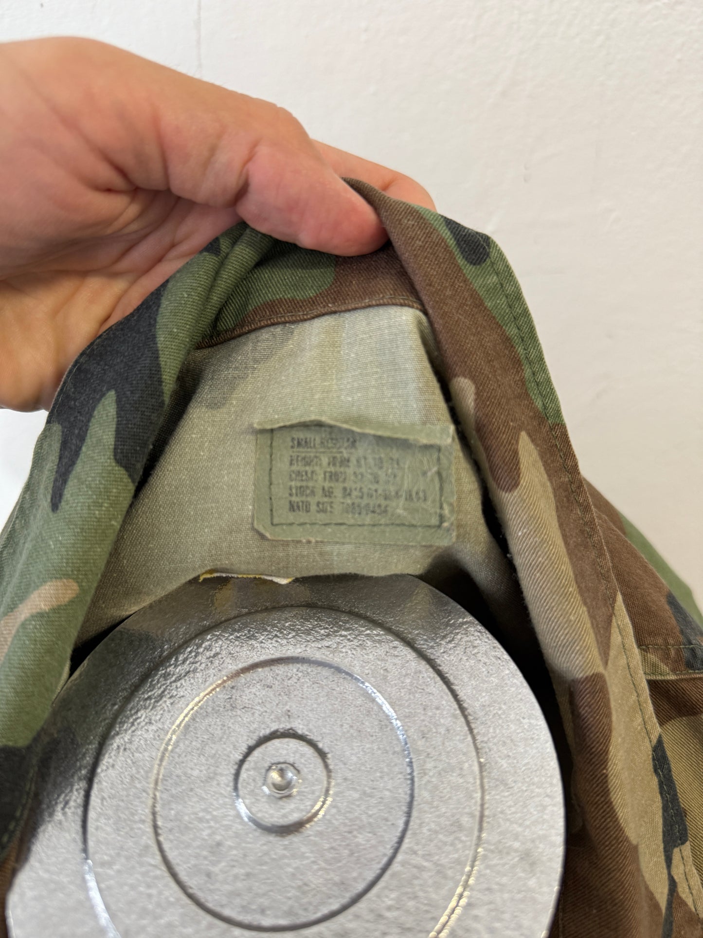 Vintage Woodland Camo Jacket Us Army “M”