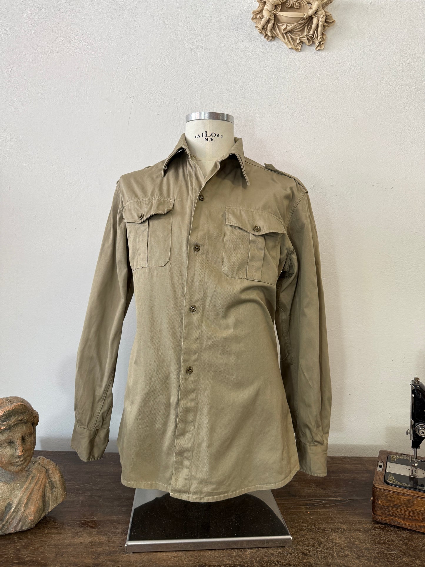 Vintage Italian Army Shirt “M/L”