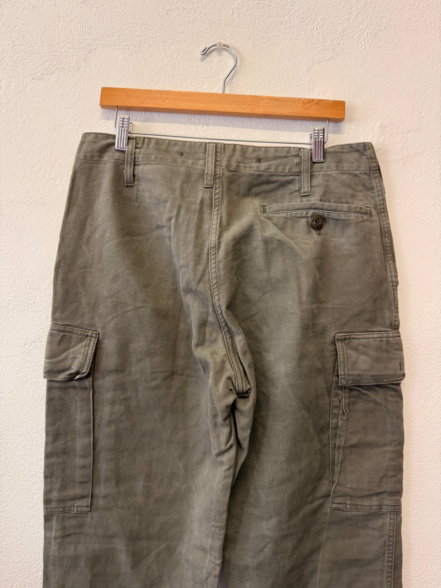 Vintage 80’s German Army Moleskin Cargo Pants “W34”
