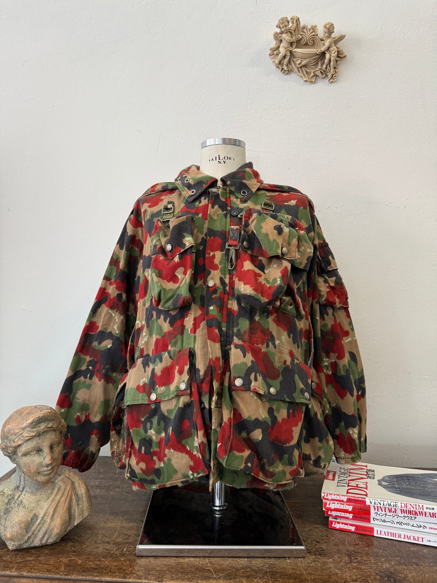 Vintage Swiss Army Camo Jacket M70 “L”