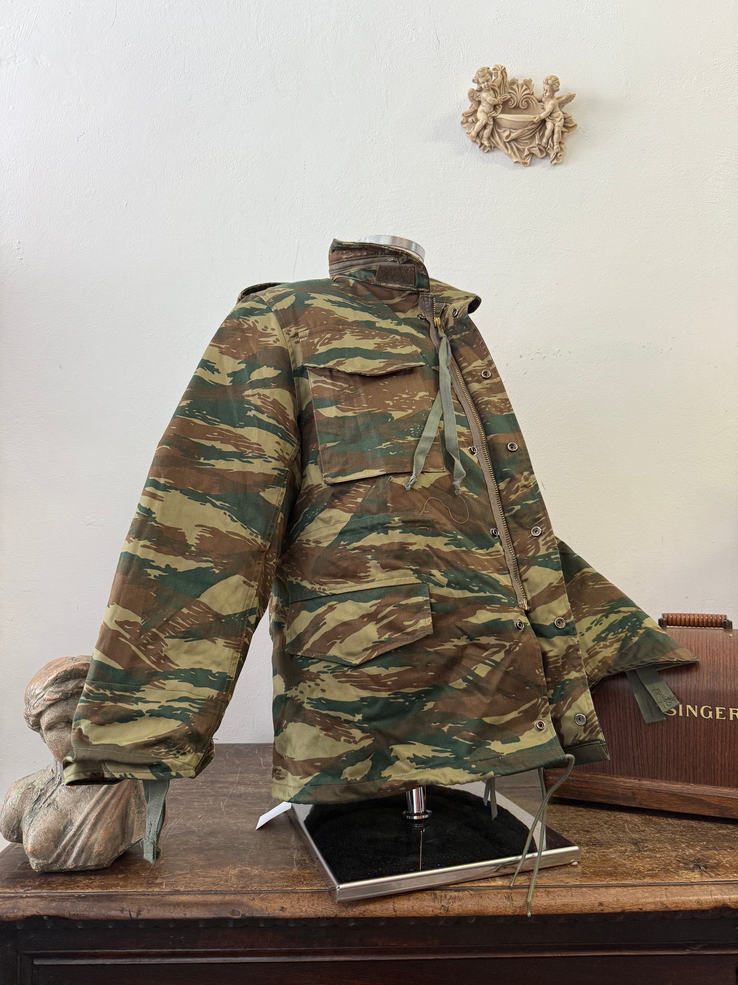 Vintage Greek Army Field Jacket M65 With Liner “M”