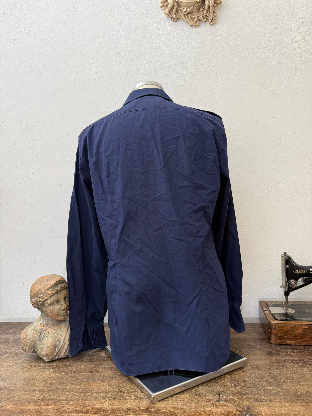 Vintage 80’s Italian Navy Shirt “L”