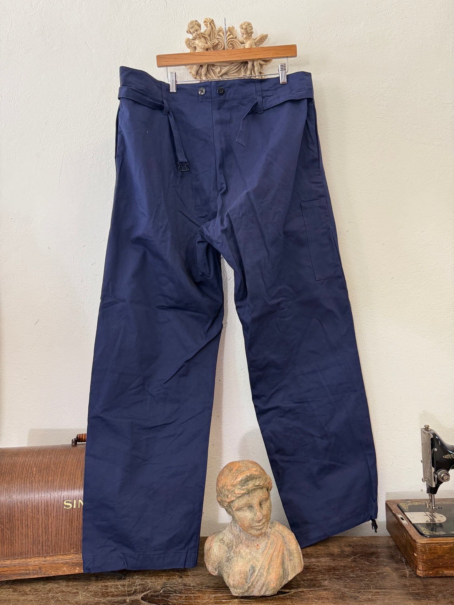 Vintage German Army Work Pants HBT “W38”