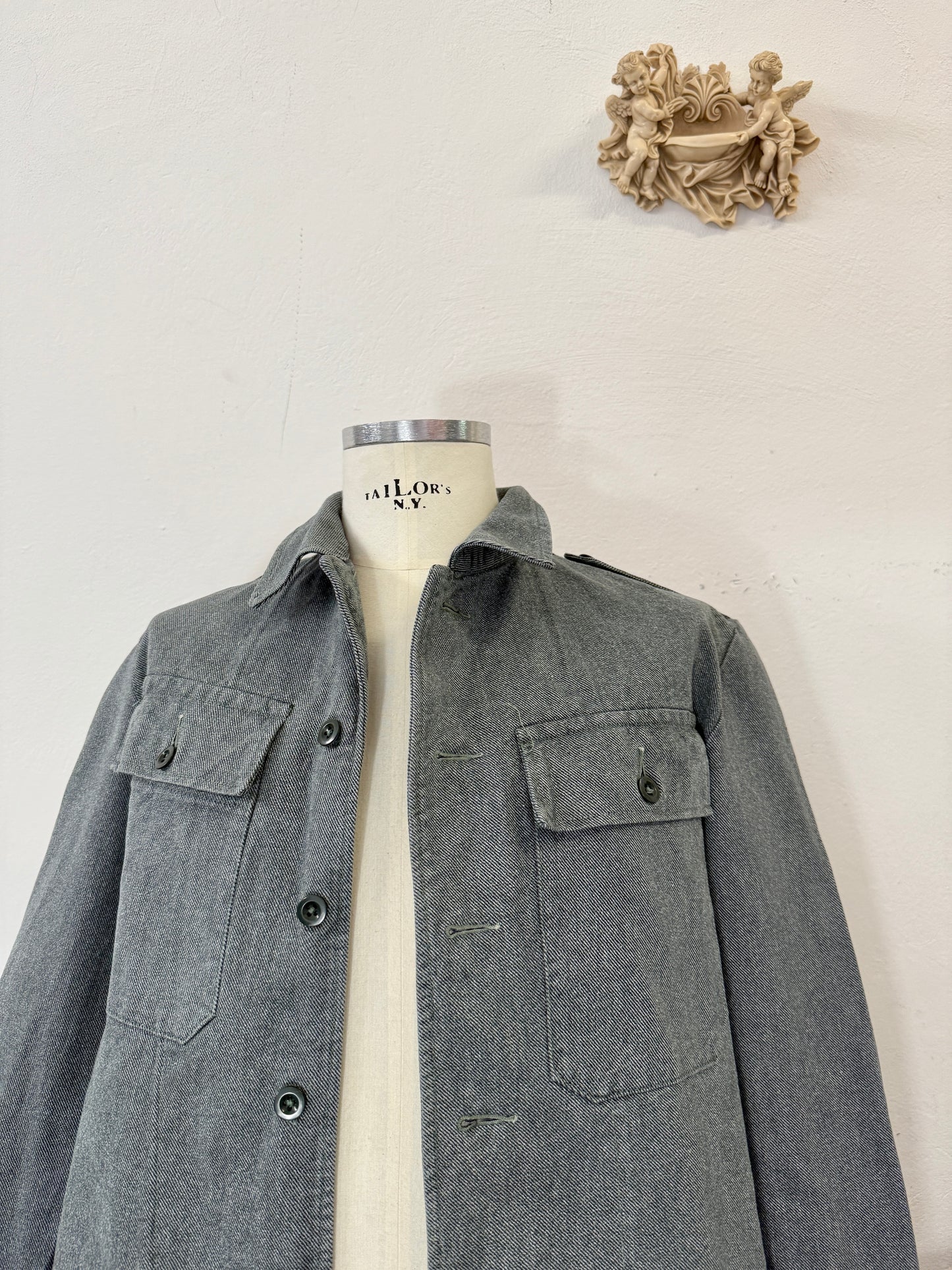 Vintage Selvedge Swiss Army Jacket “L”