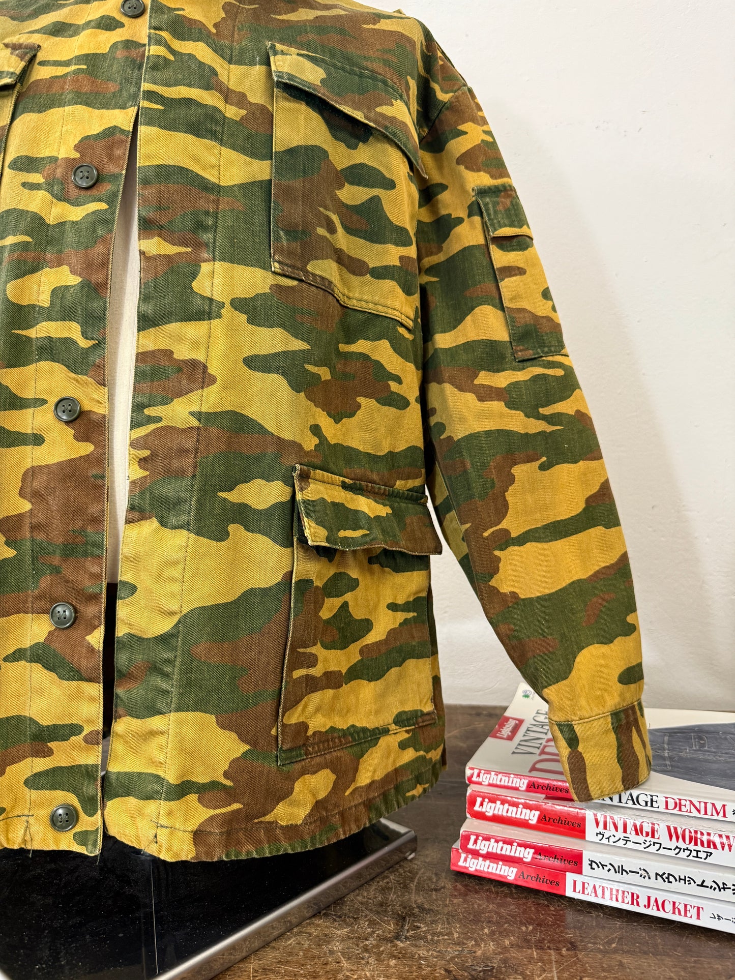 Vintage Camo Military Jacket “L/XL”