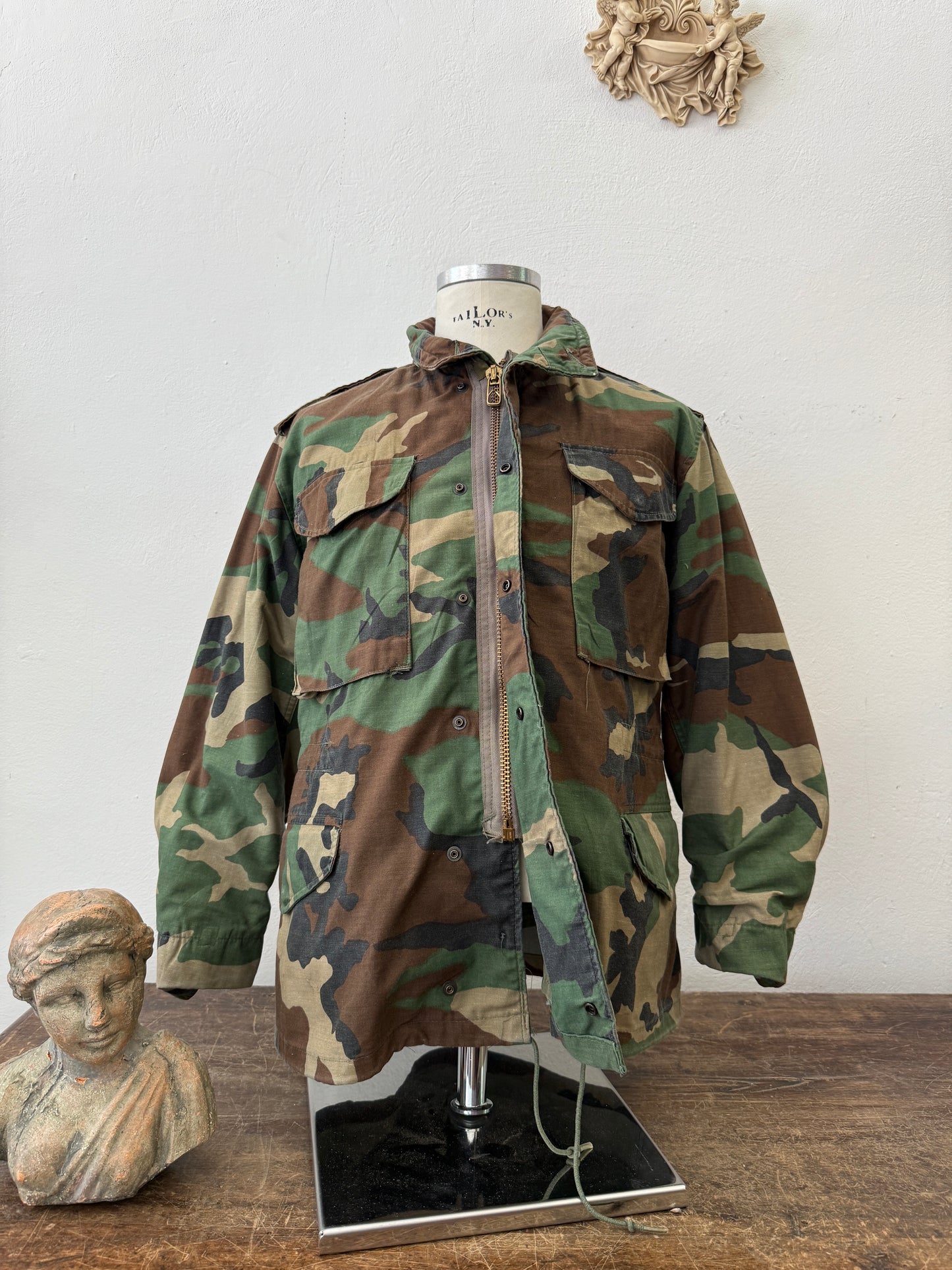 Vintage Woodland Field Jacket M65 Us Army “S”