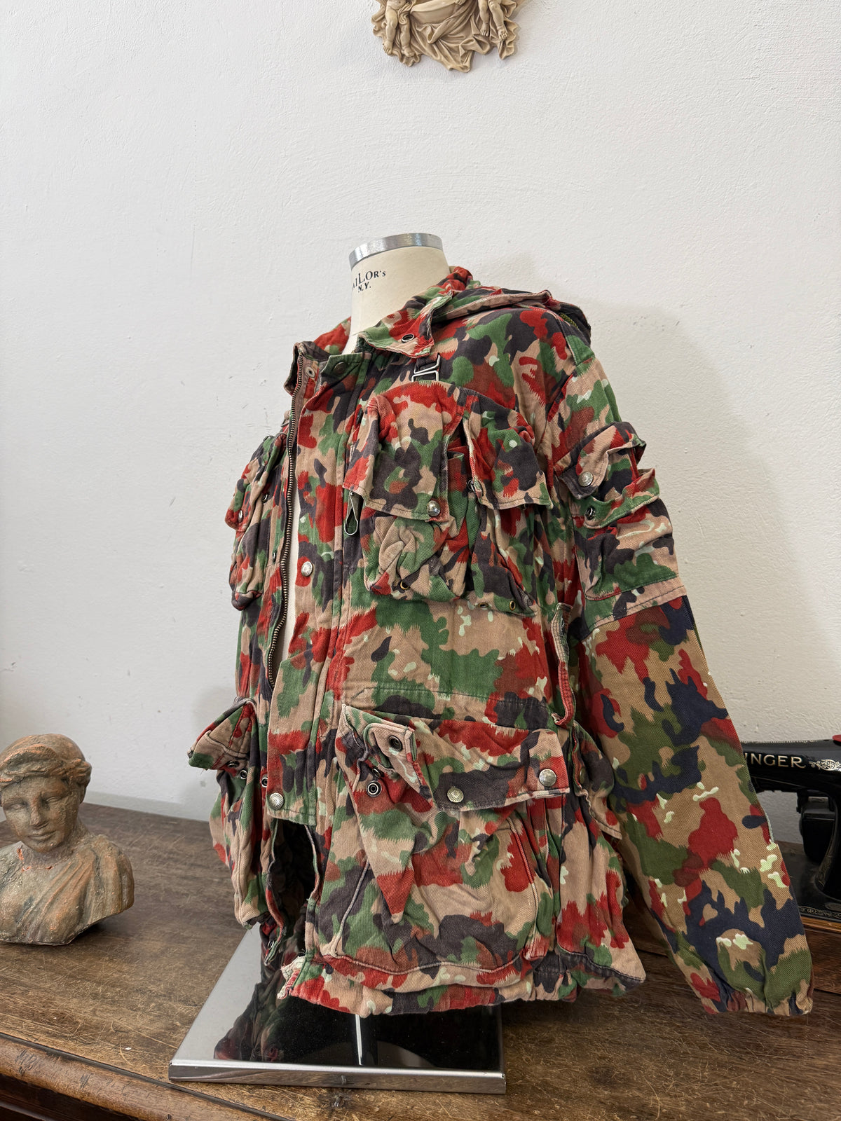 Vintage Swiss Army Camo Jacket M70 “XL”