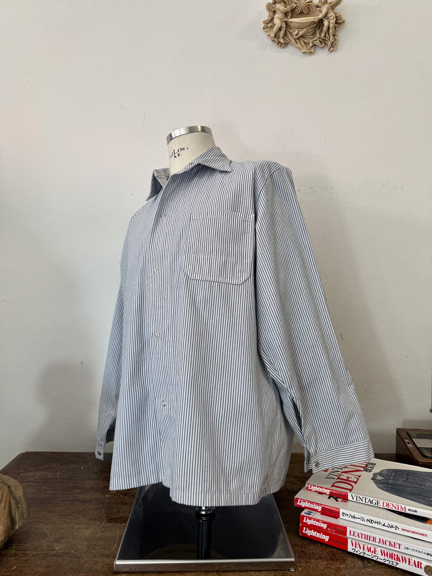Vintage 90’s Striped Work Jacket “L”