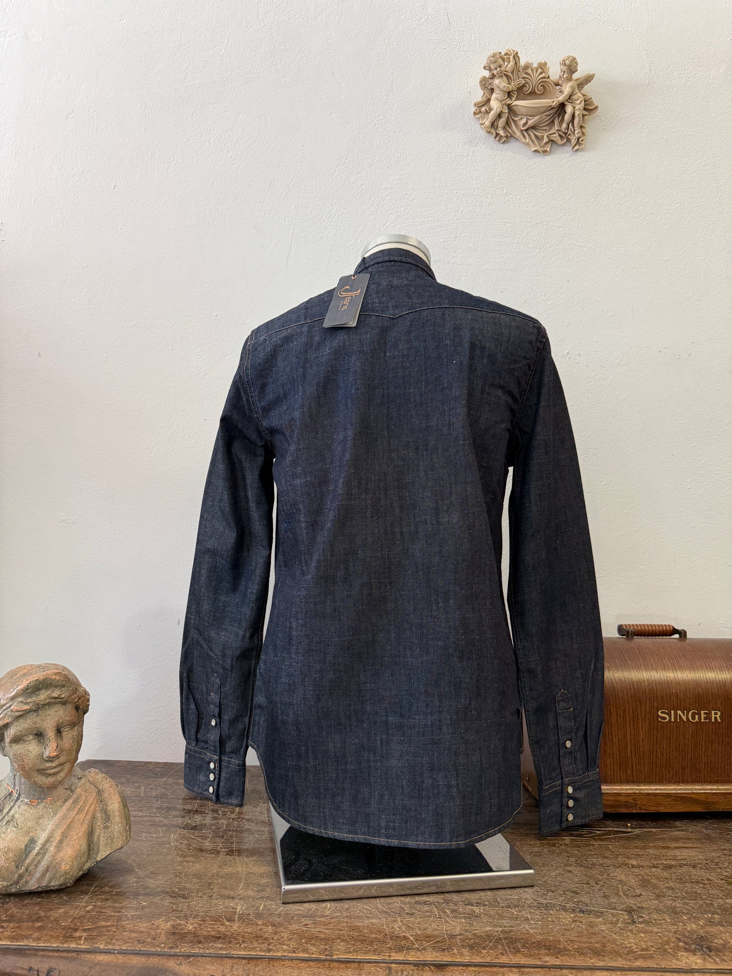 Western “Jeckerson” Denim Shirt - XS, S, M