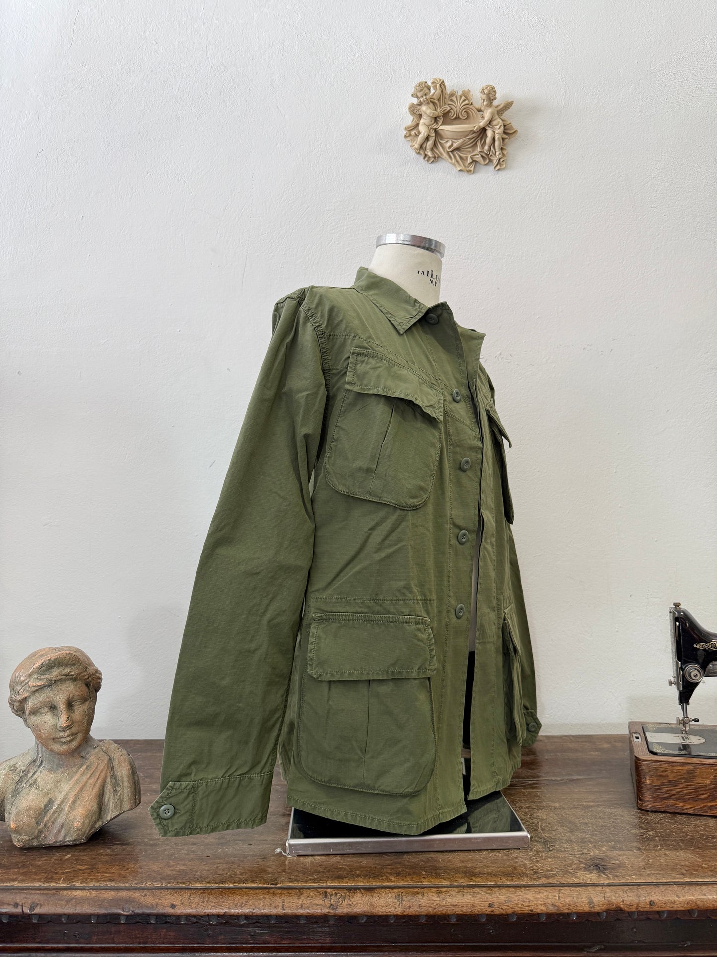 Jungle Jacket Military Green Intrepid Us Army Ripstop - Chesapeake’s