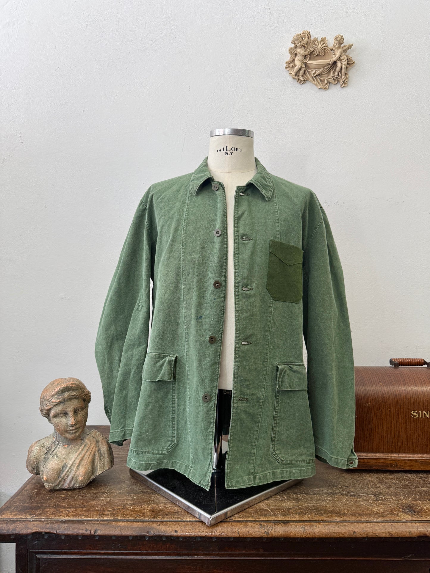 Vintage 70/80’s Swedish Army Jacket - Rework “L/XL”