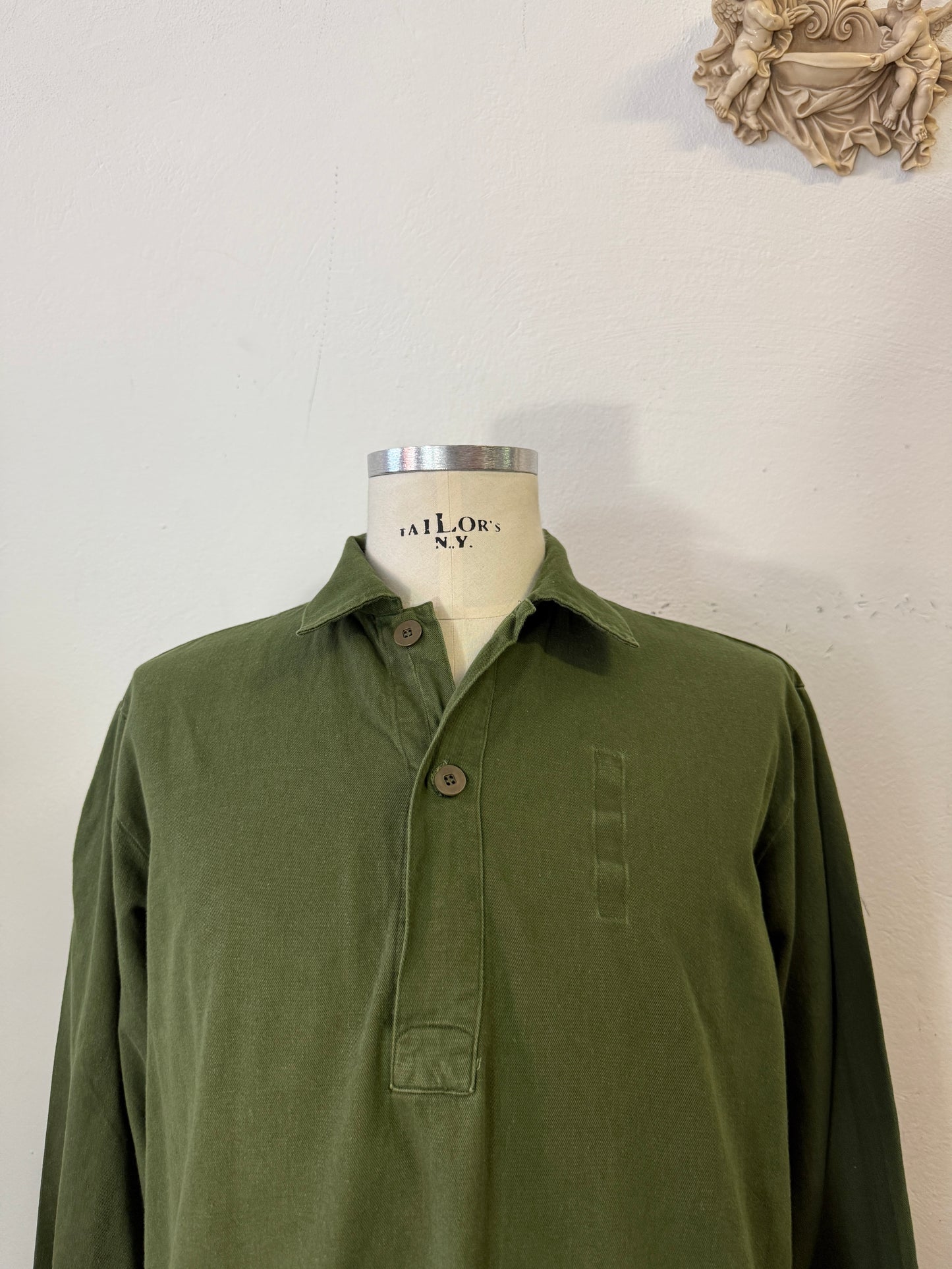 Vintage 80’s Swedish Army Shirt “M/L”