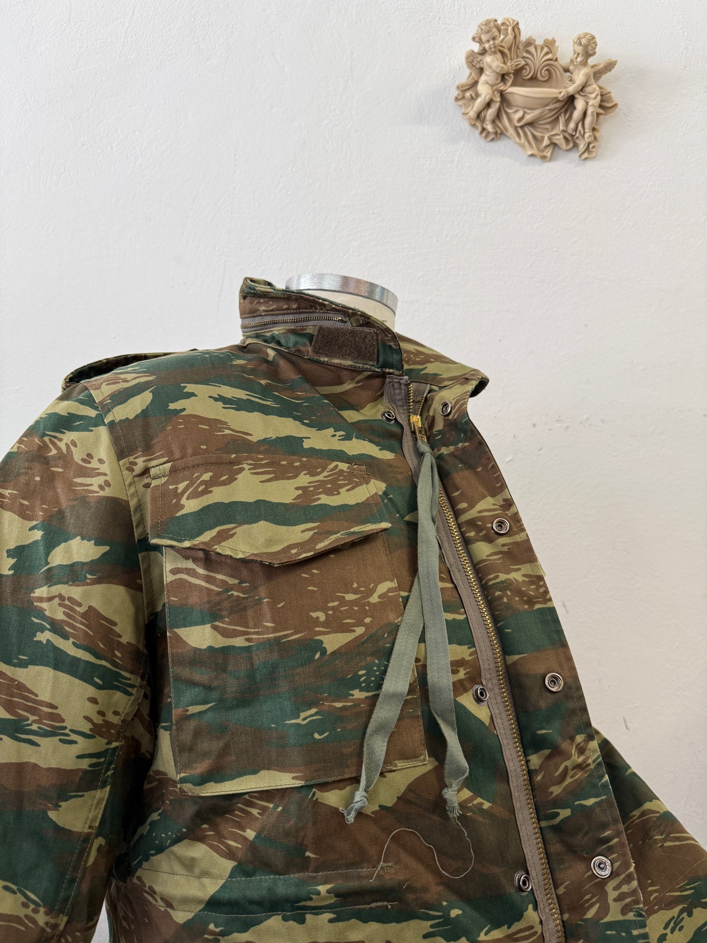 Vintage Greek Army Field Jacket M65 With Liner “M”
