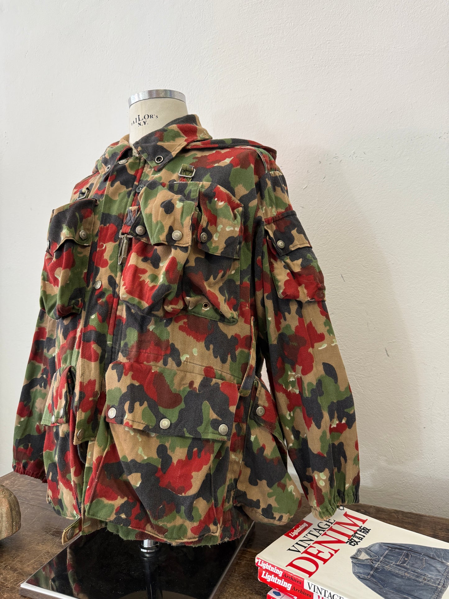 Vintage Swiss Army Camo Jacket M70 “L”