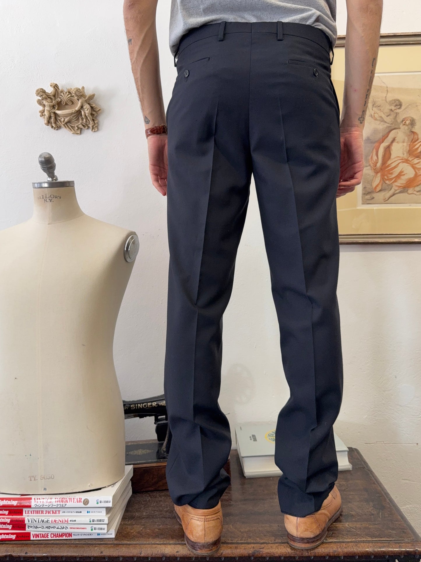 Blue Chino Pants “W35”