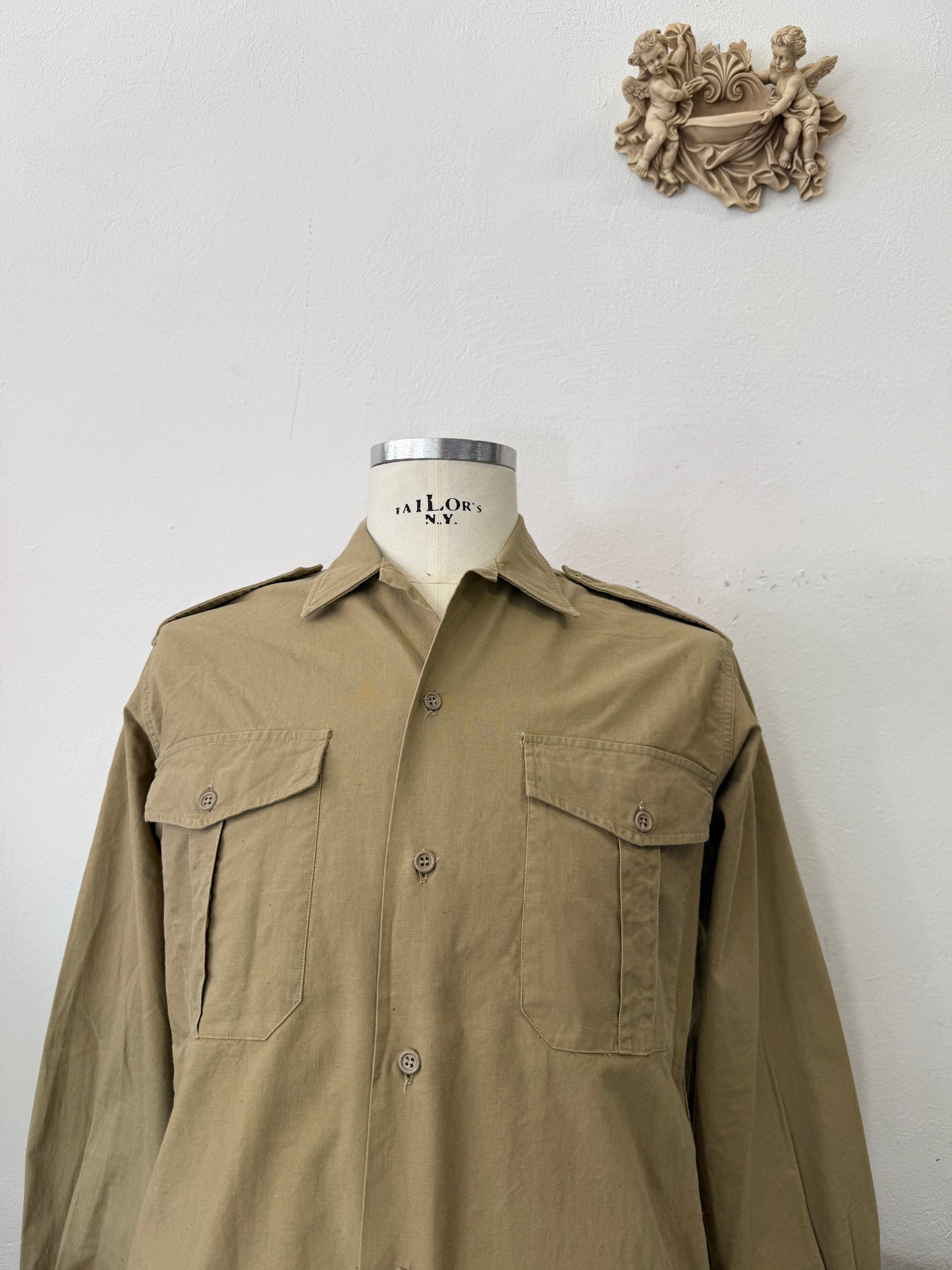 Vintage 60’s French Army Shirt “M”