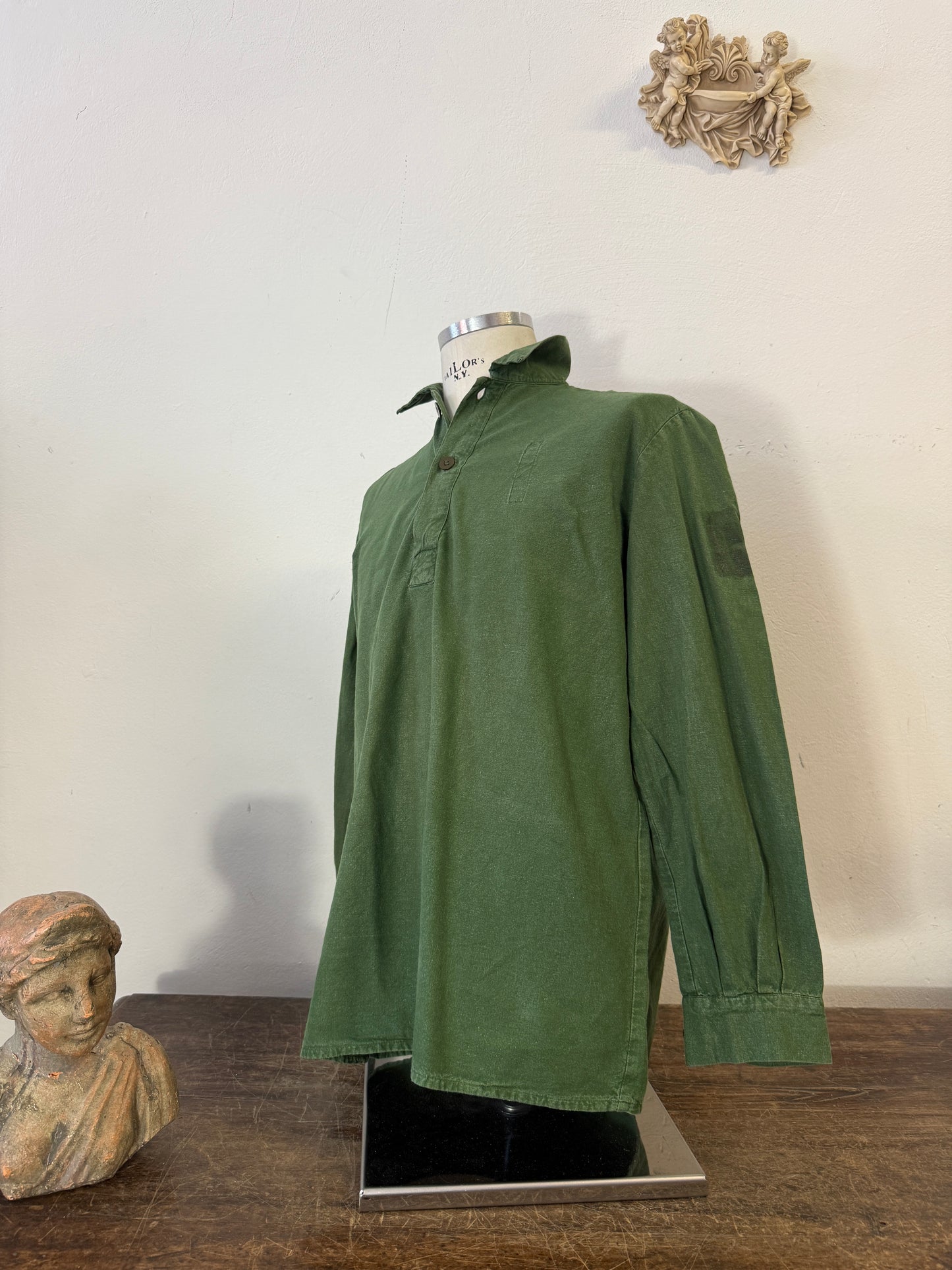 Vintage 80’s Swedish Army Shirt “M”