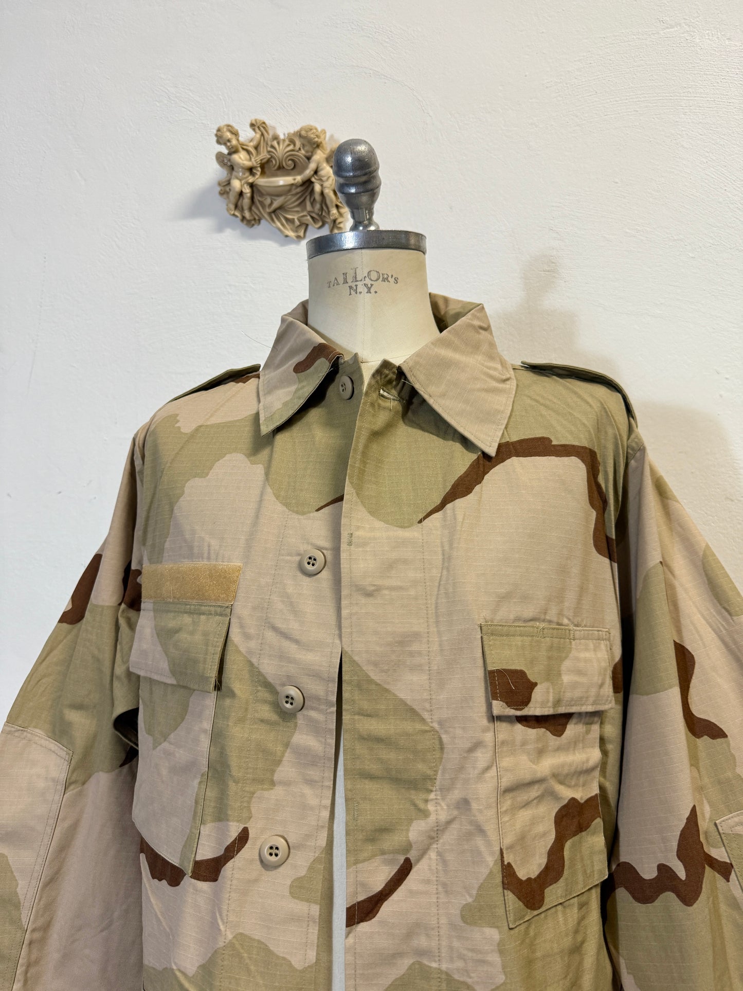 Deadstock BDU Camo Jacket Rip Stop US Army – “XXL”