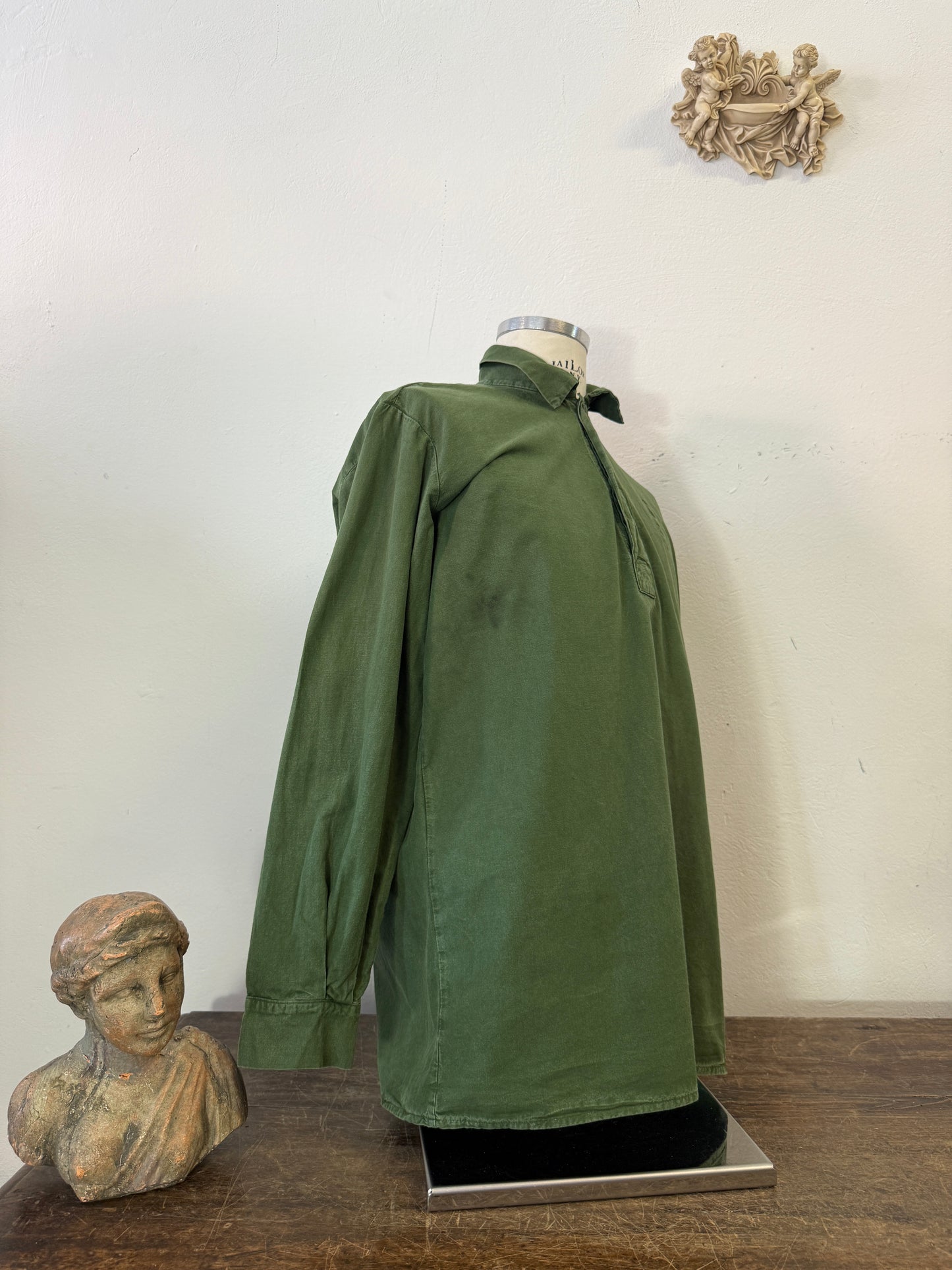 Vintage 80’s Swedish Army Shirt “M/L”