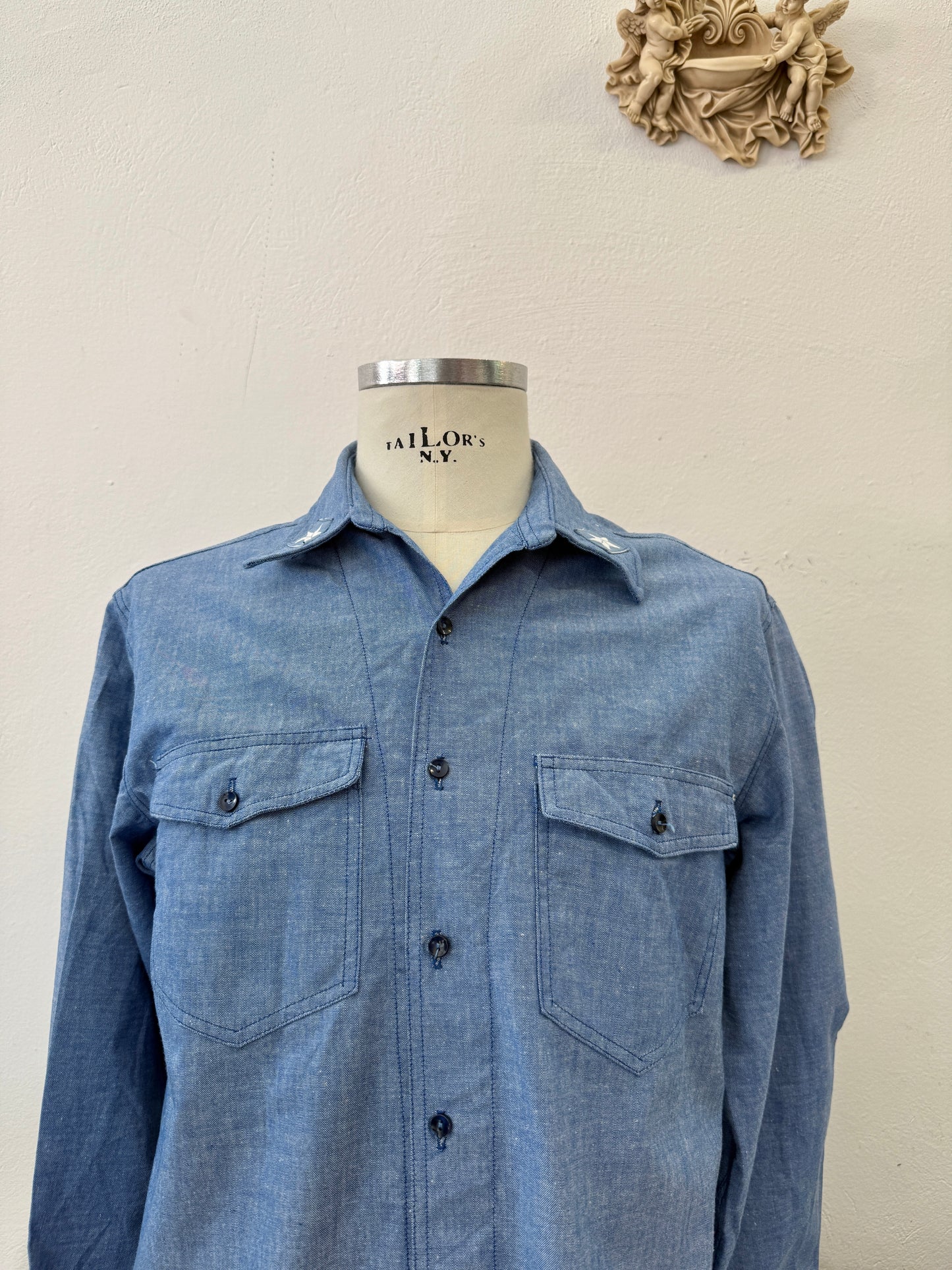 Vintage 90’s Italian Navy Shirt “L”