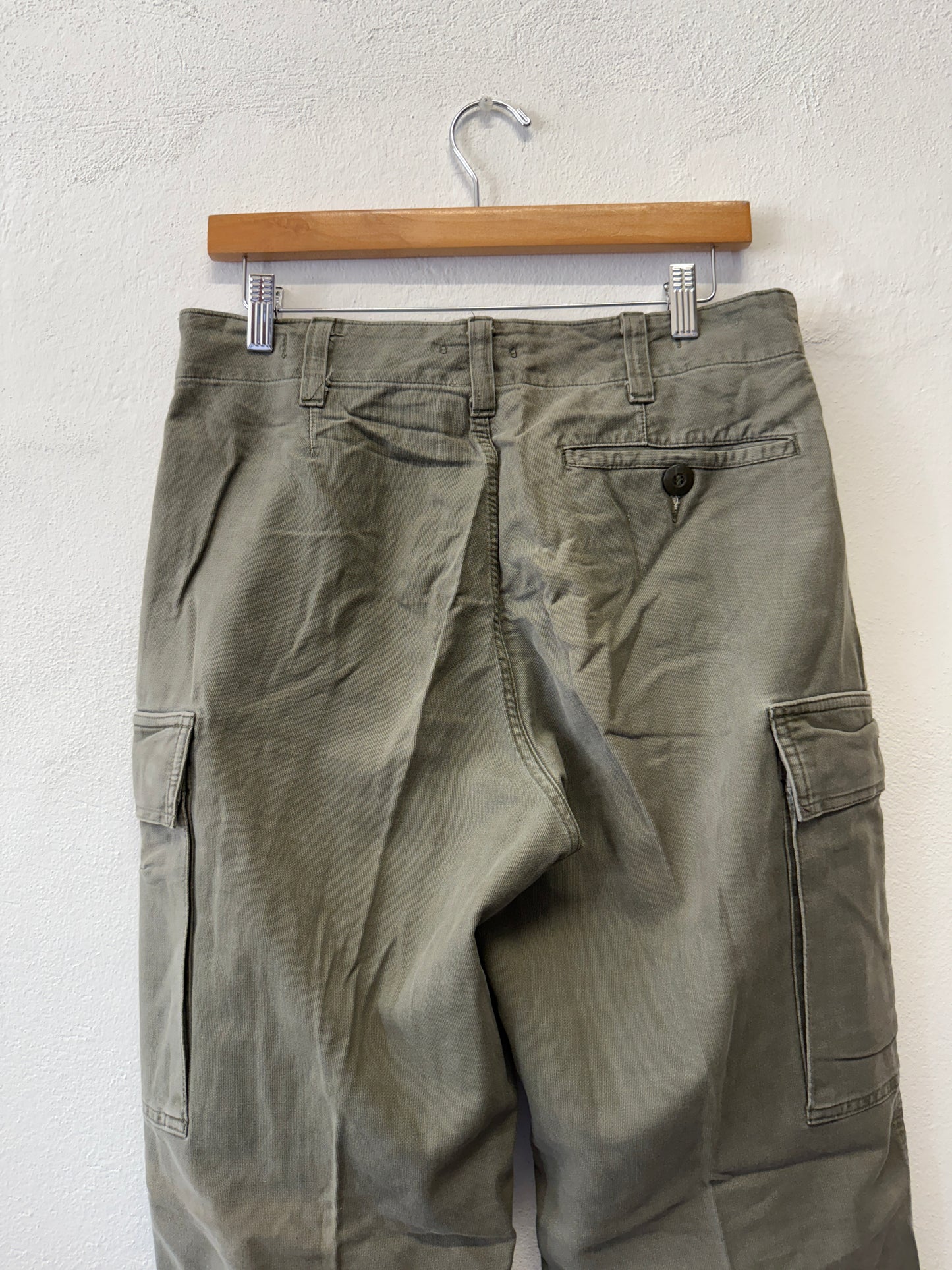 Vintage 80’s German Army Moleskin Cargo Pants “W31”