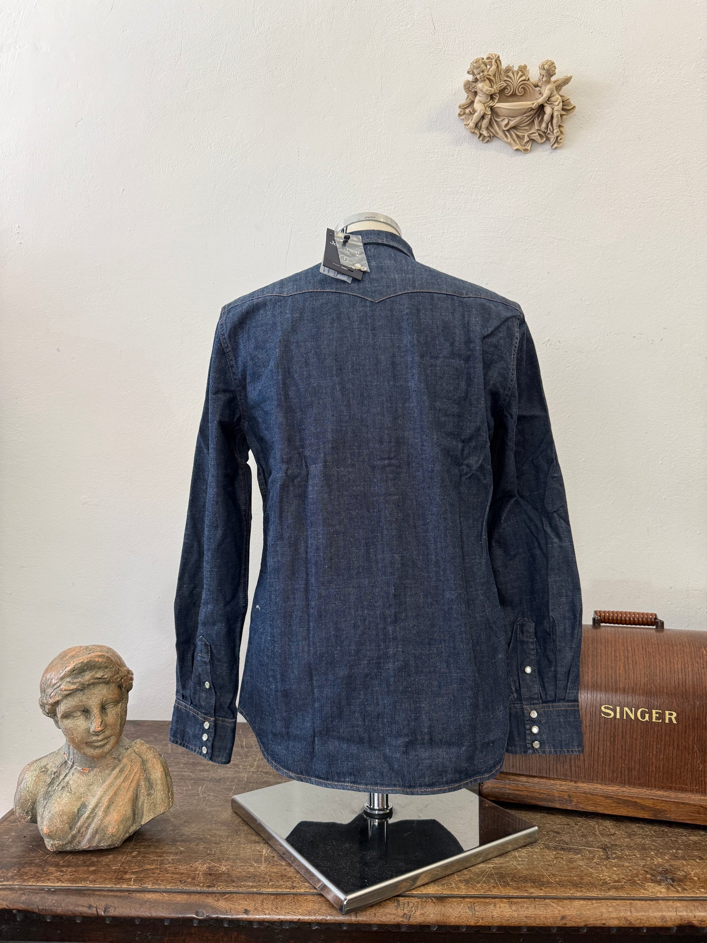 Western “Jeckerson” Denim Shirt - XS, M