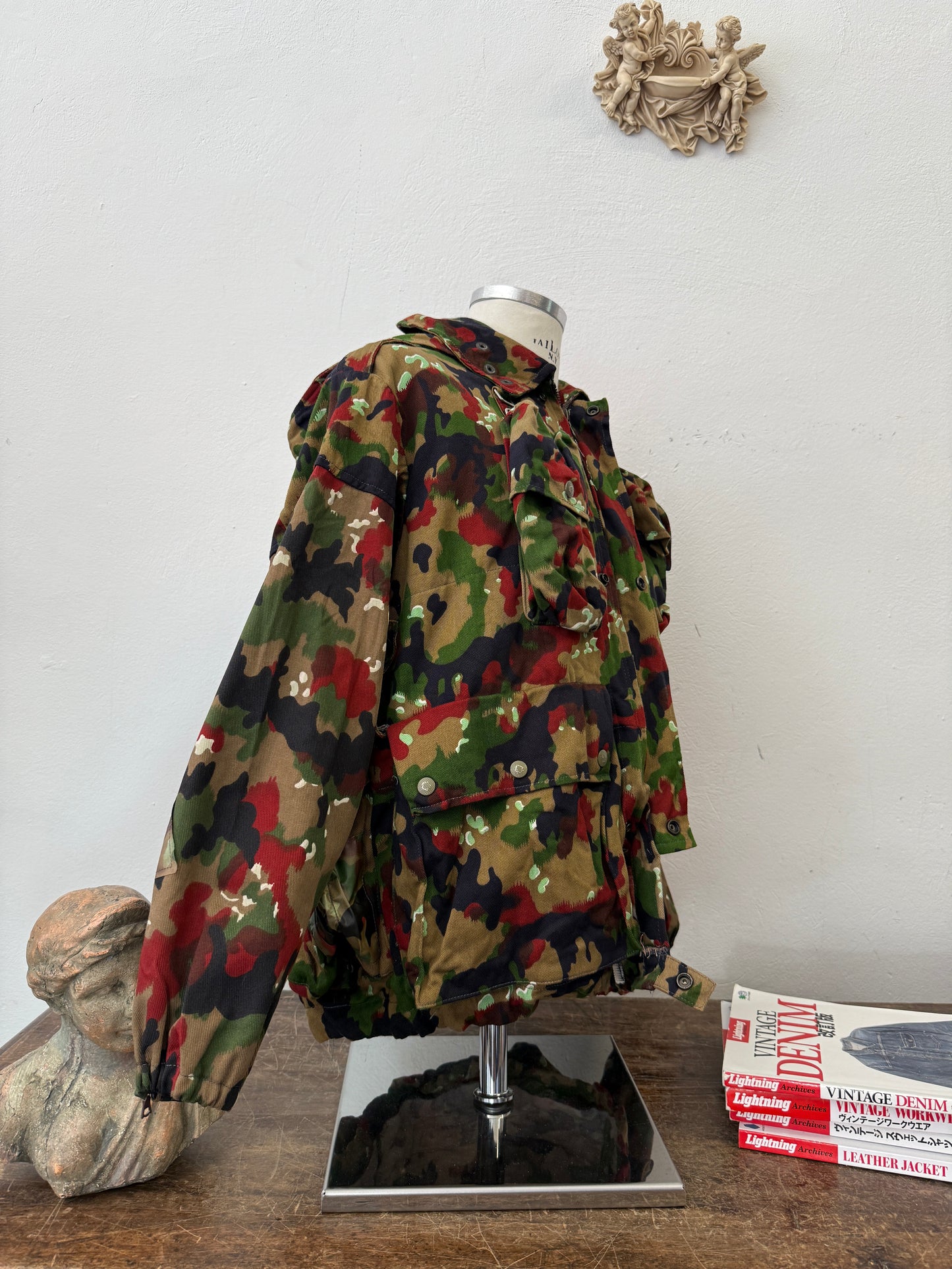 Vintage Swiss Army Camo Jacket M70 “L”