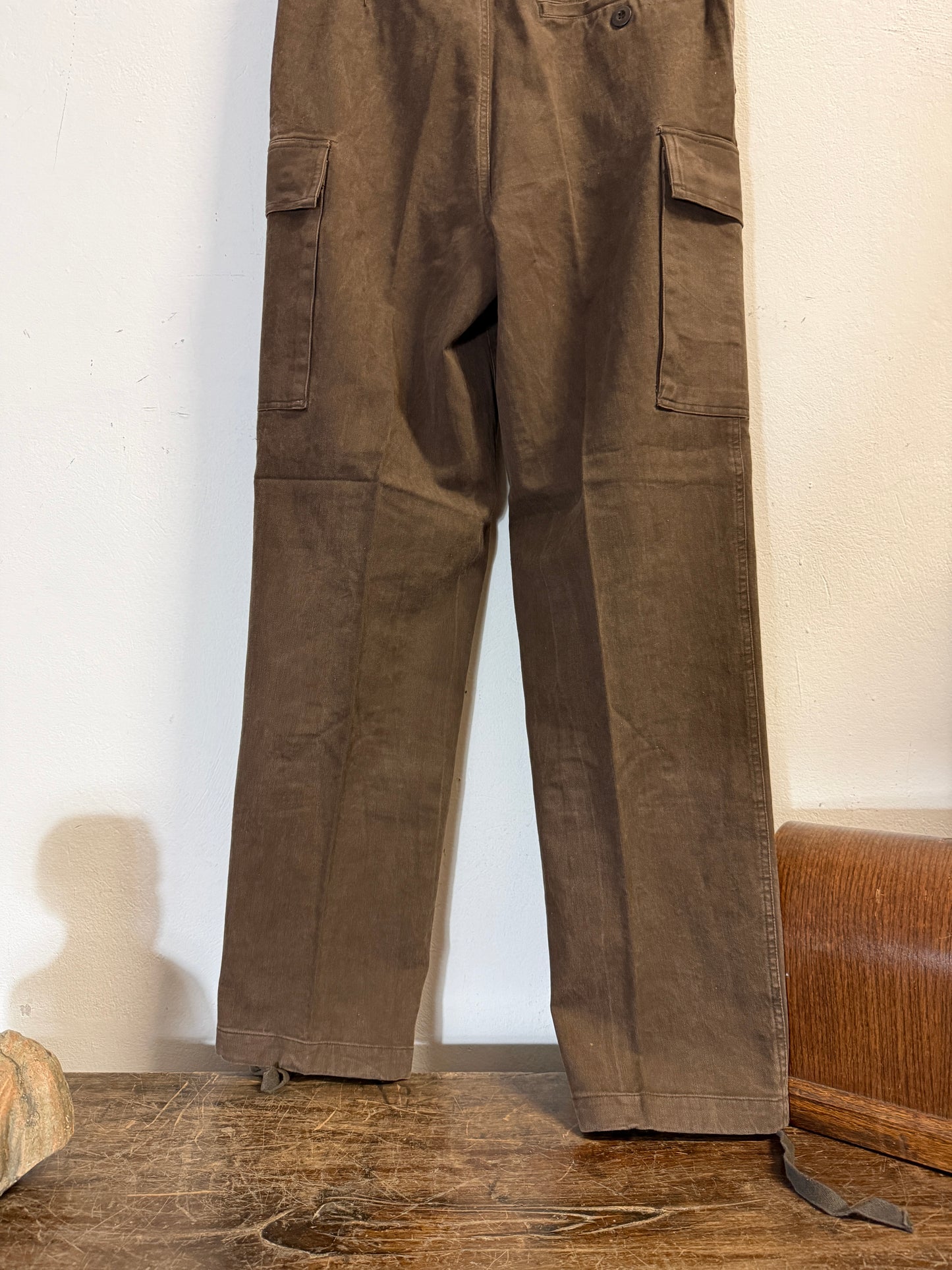 Vintage 80’s German Army Moleskin Cargo Pants “W33”