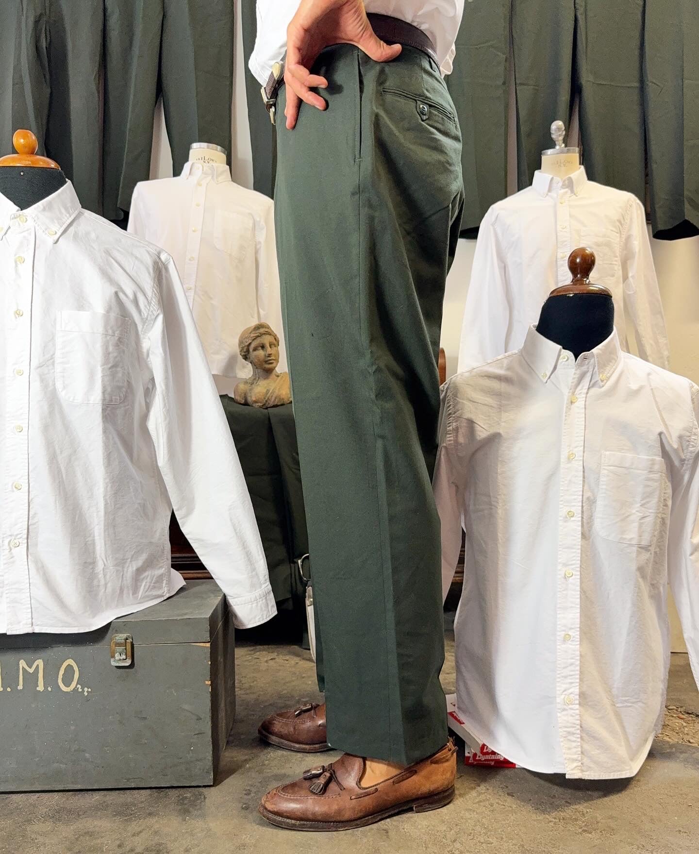 Vintage 90’s U.S. Army Service Uniform Trousers – AG-489 Green