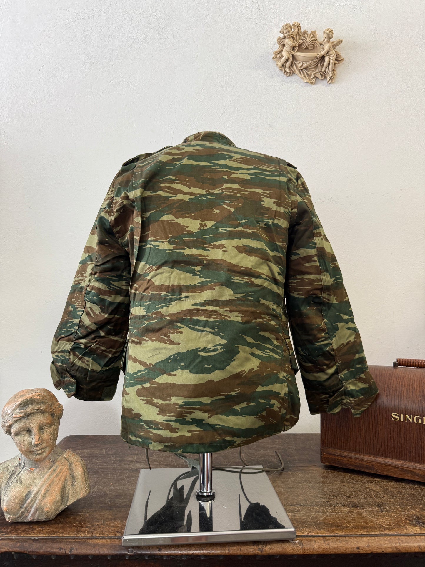 Vintage Greek Army Field Jacket M65 With Liner “S”