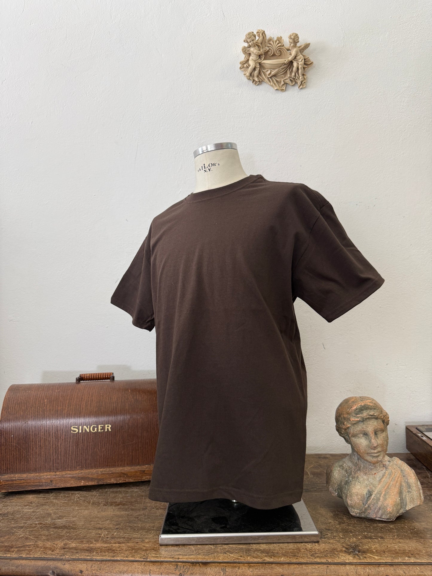 Brown T-Shirt with US Cotton - Mister Archive®