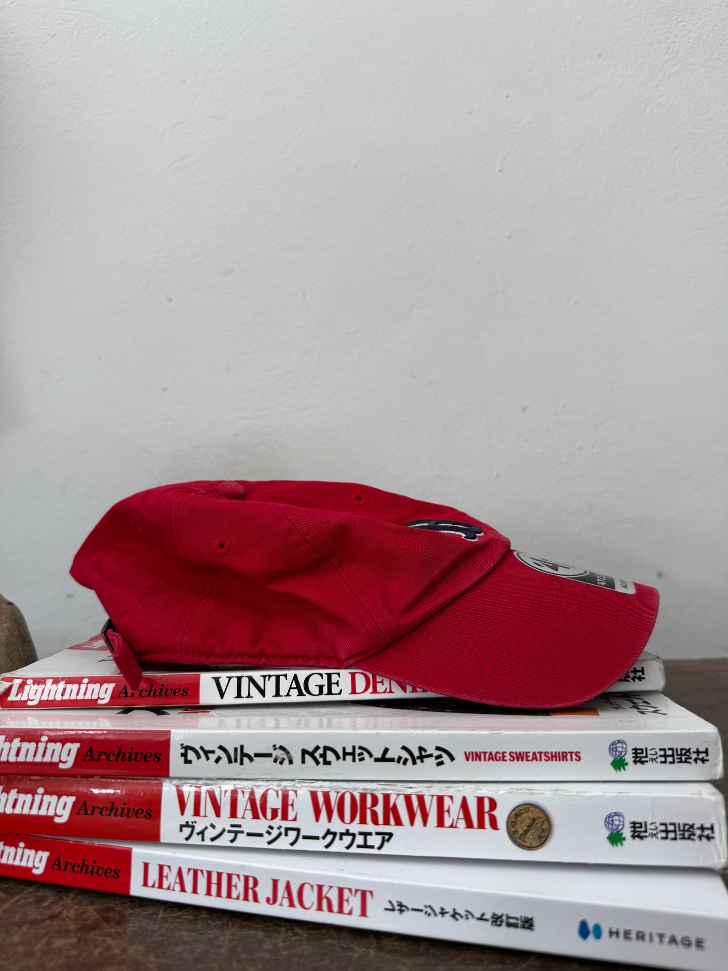 Red Boston Cap 47