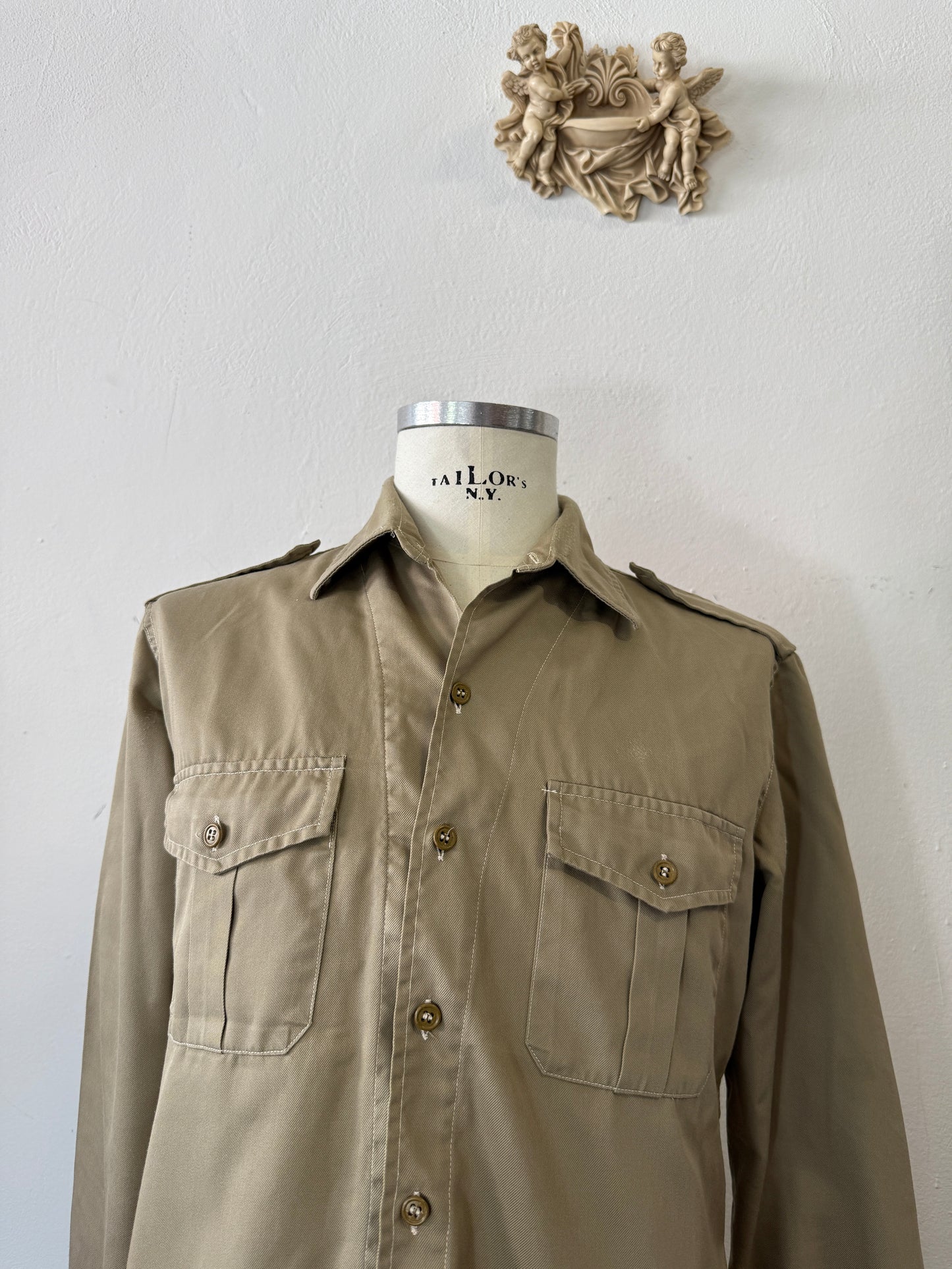 Vintage Italian Army Shirt “S/M”