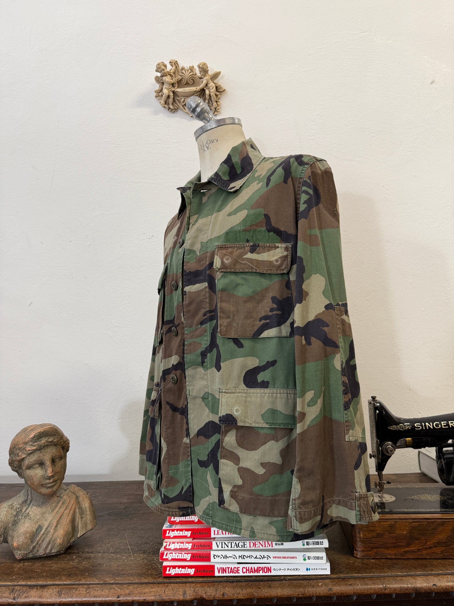 Vintage Woodland Jacket Us Army “L”
