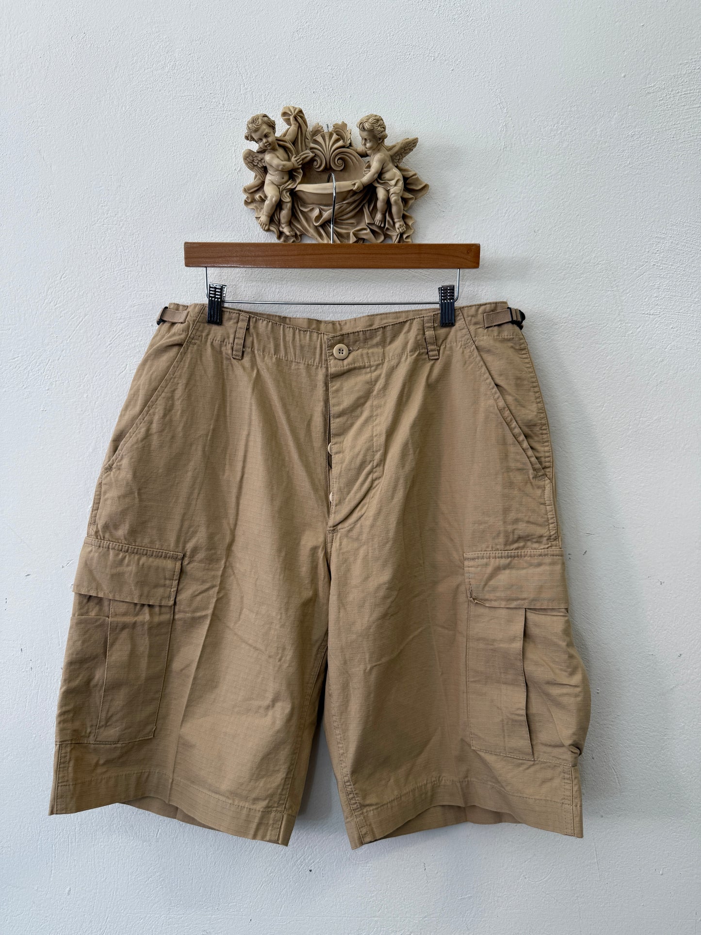Beige Cargo Short Ripstop “W35”