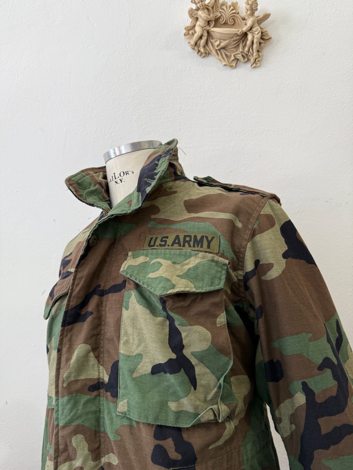 Vintage Woodland Field Jacket M65 Us Army “S”