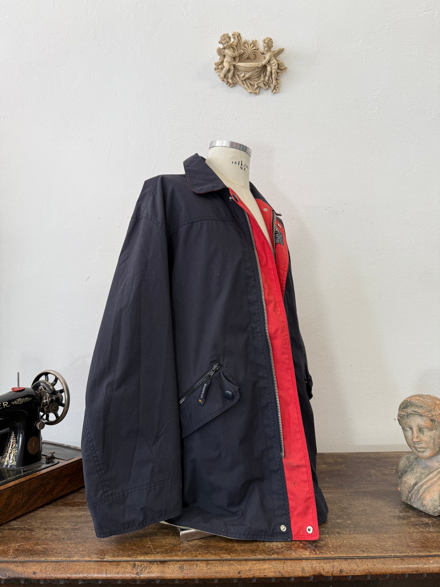 Vintage Reversible Boat Jacket “XXL”
