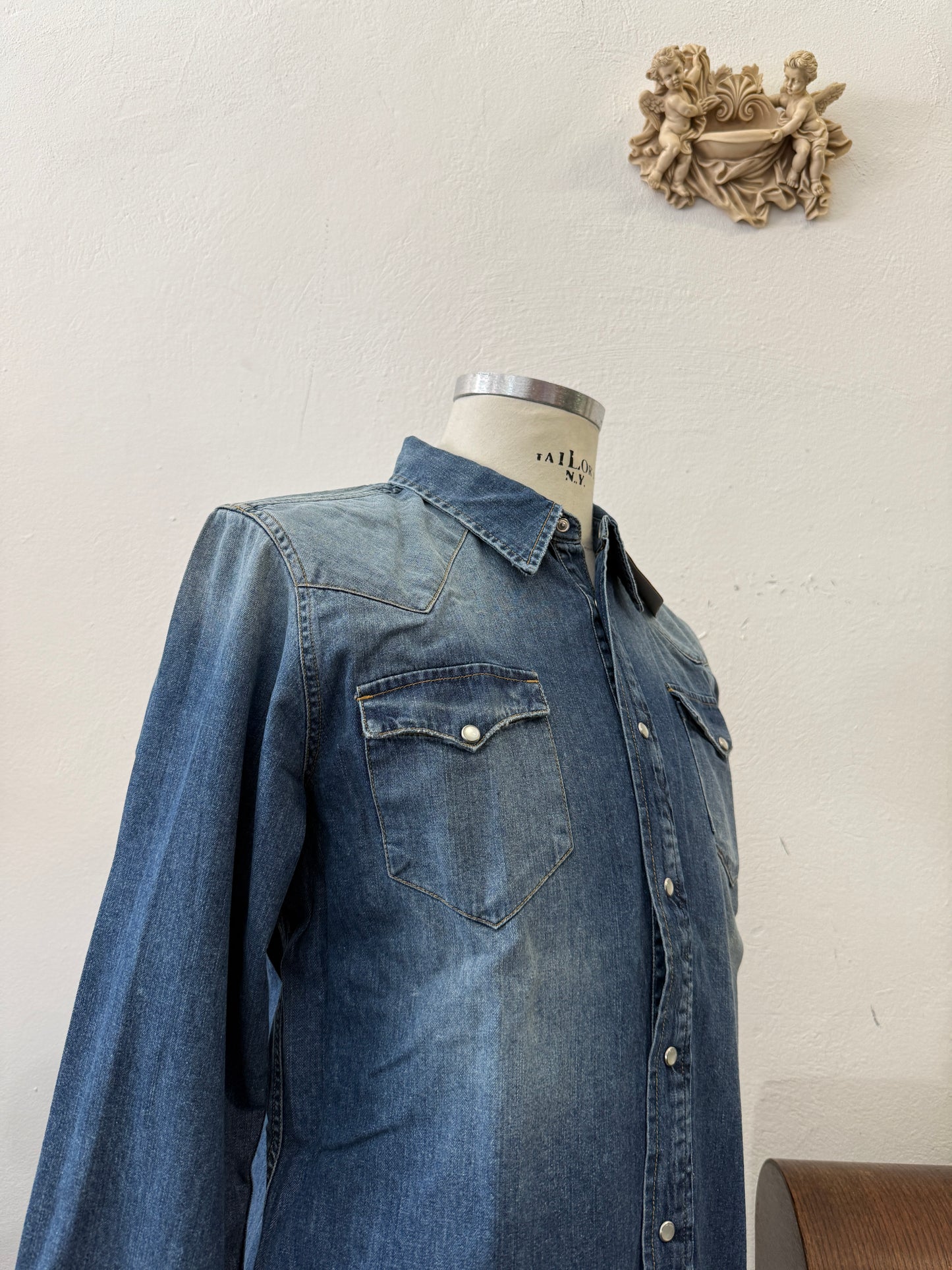 Western “Jeckerson” Denim Shirt - S, M, L