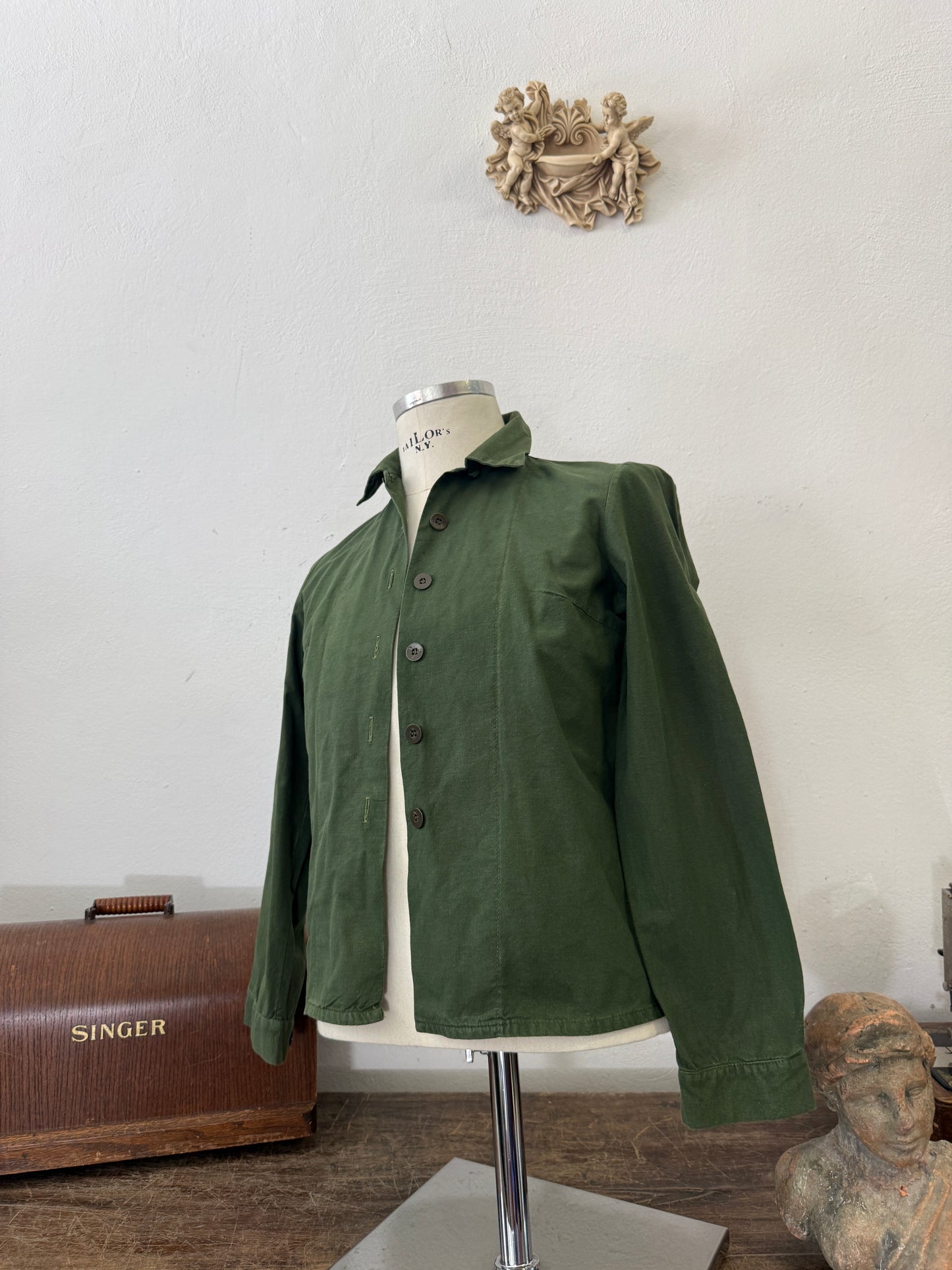Vintage 80’s Woman Swedish Army Shirt - XS